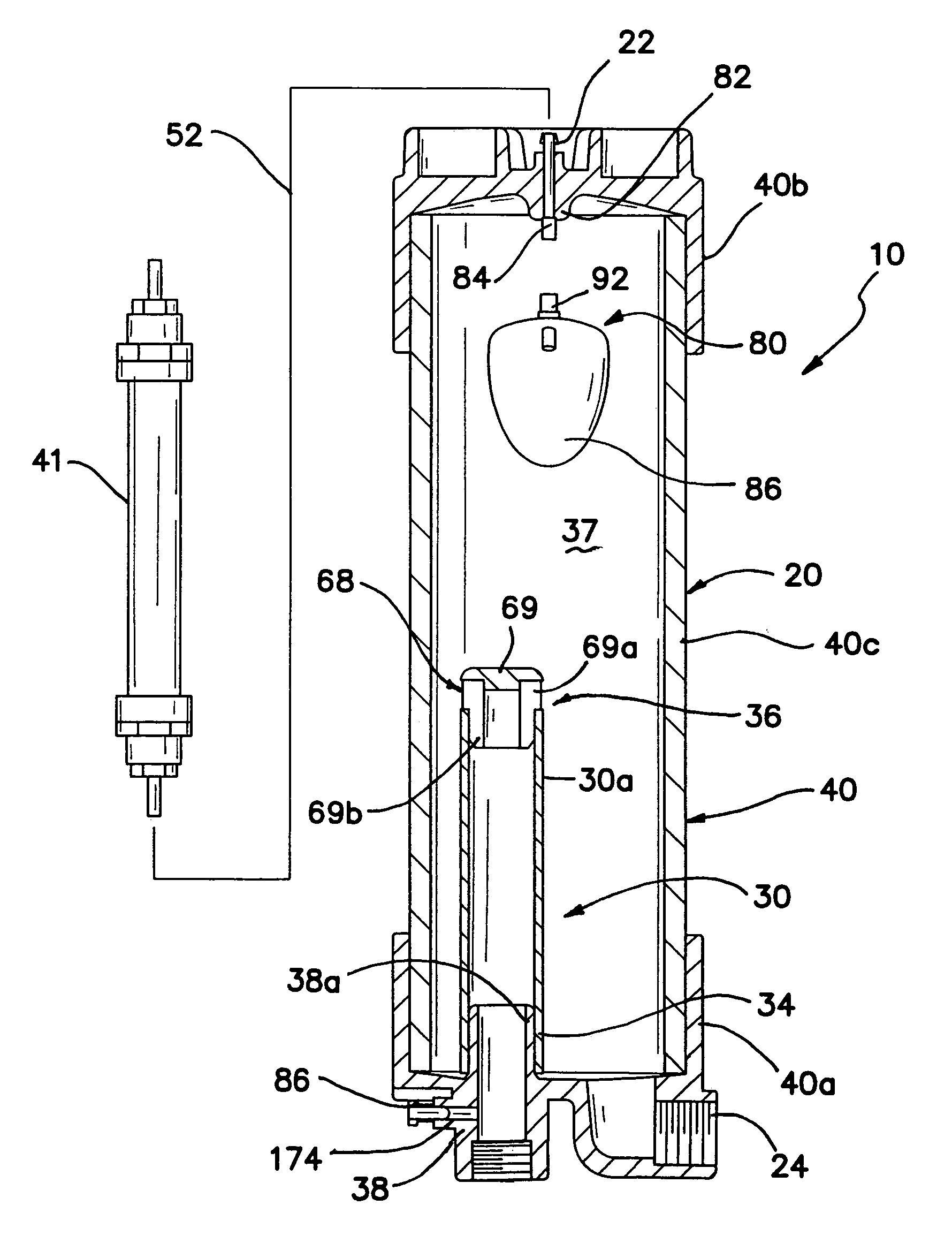 Water ozonation mixing and degassing system