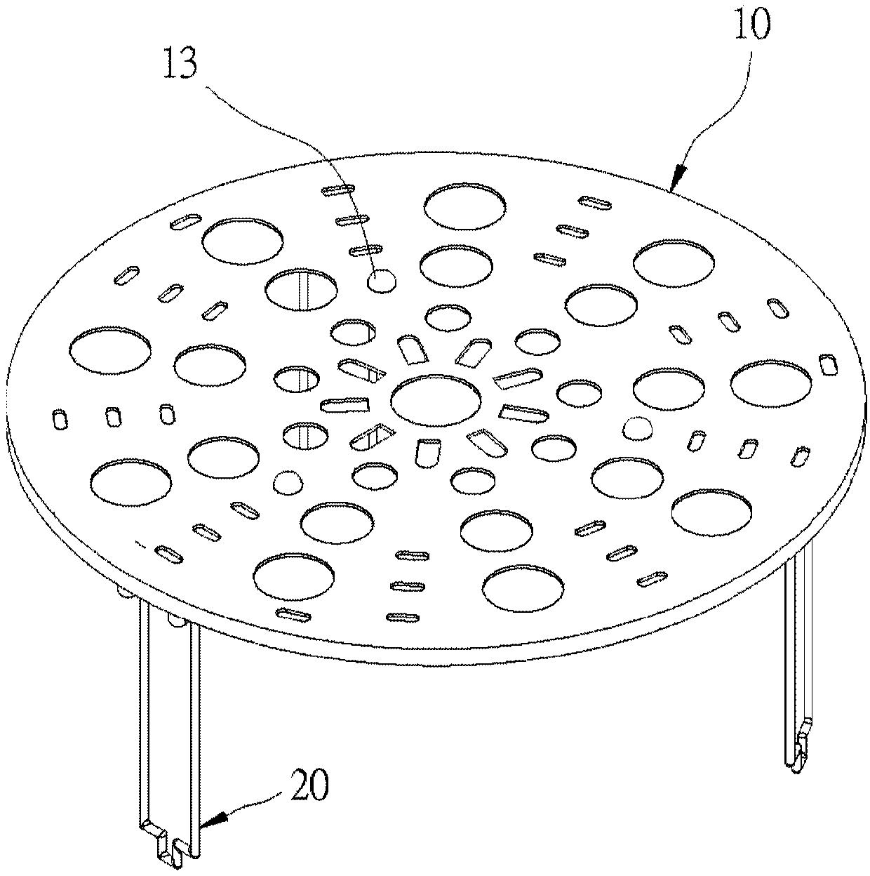 Steaming plate