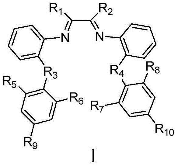 Catalyst ligand for direct synthesis of lubricant base oil by ethylene, complex of catalyst ligand as well as preparation method and application