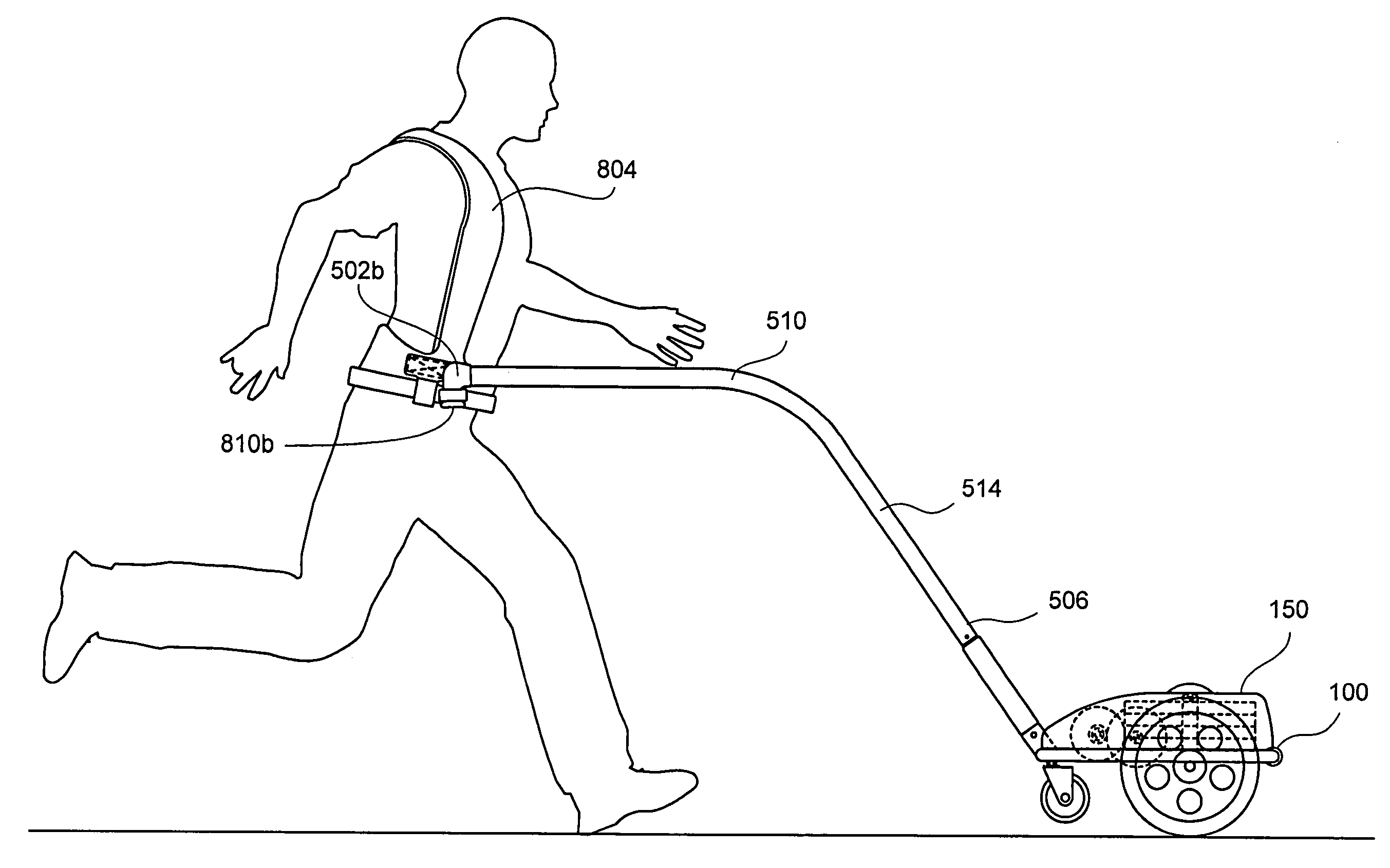 Mobile physical training system and method thereof