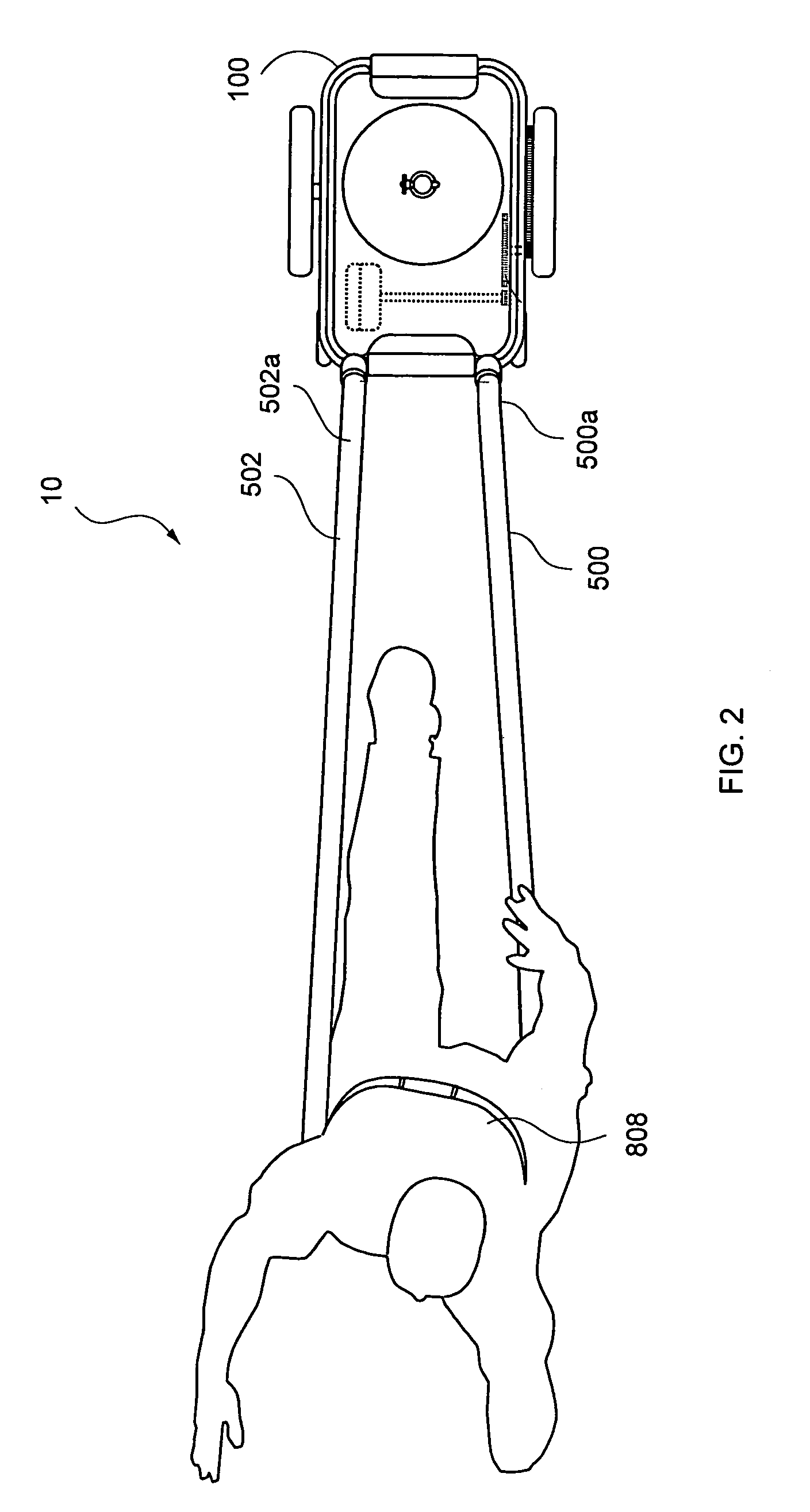 Mobile physical training system and method thereof