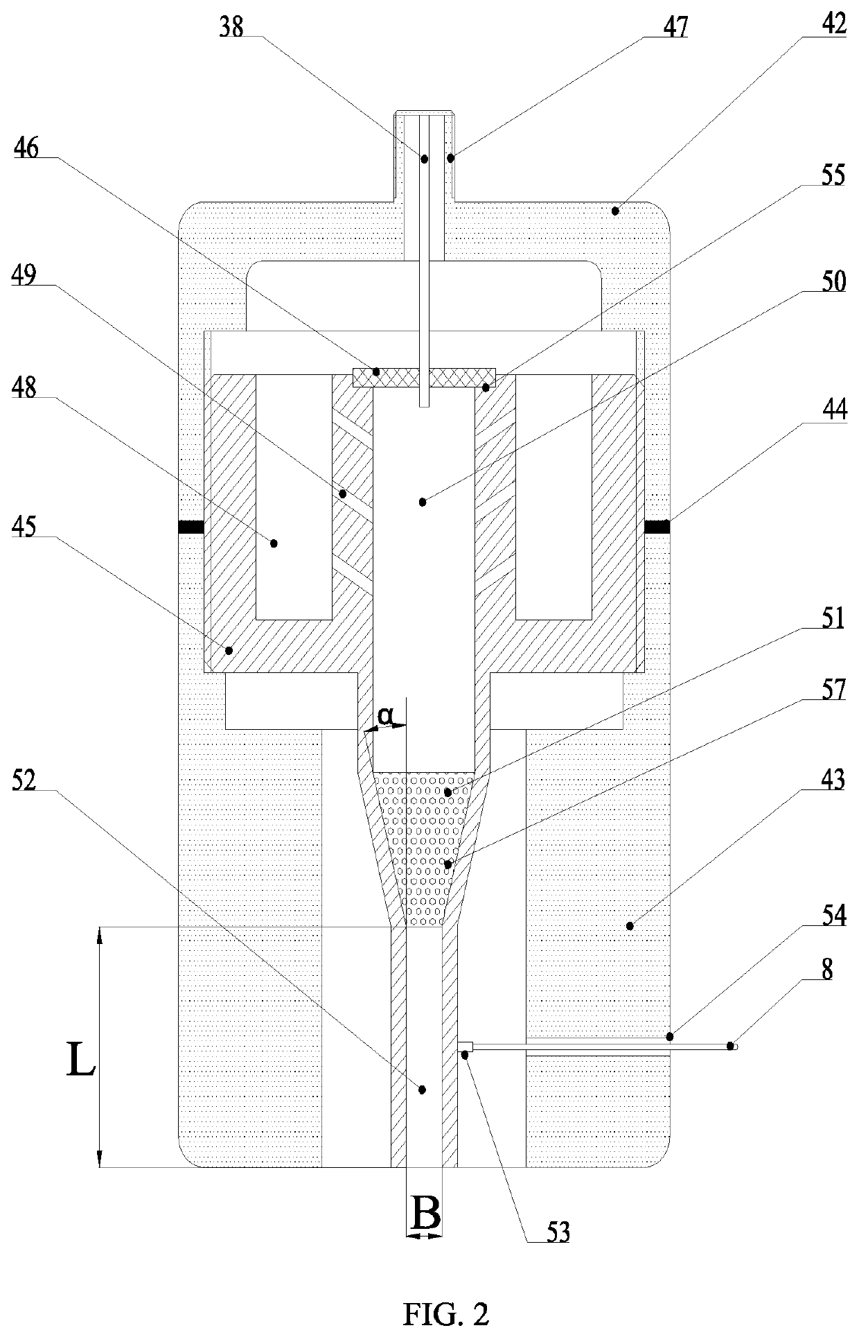 Electrostatic nozzle and controllable jet minimal quantity lubrication grinding system