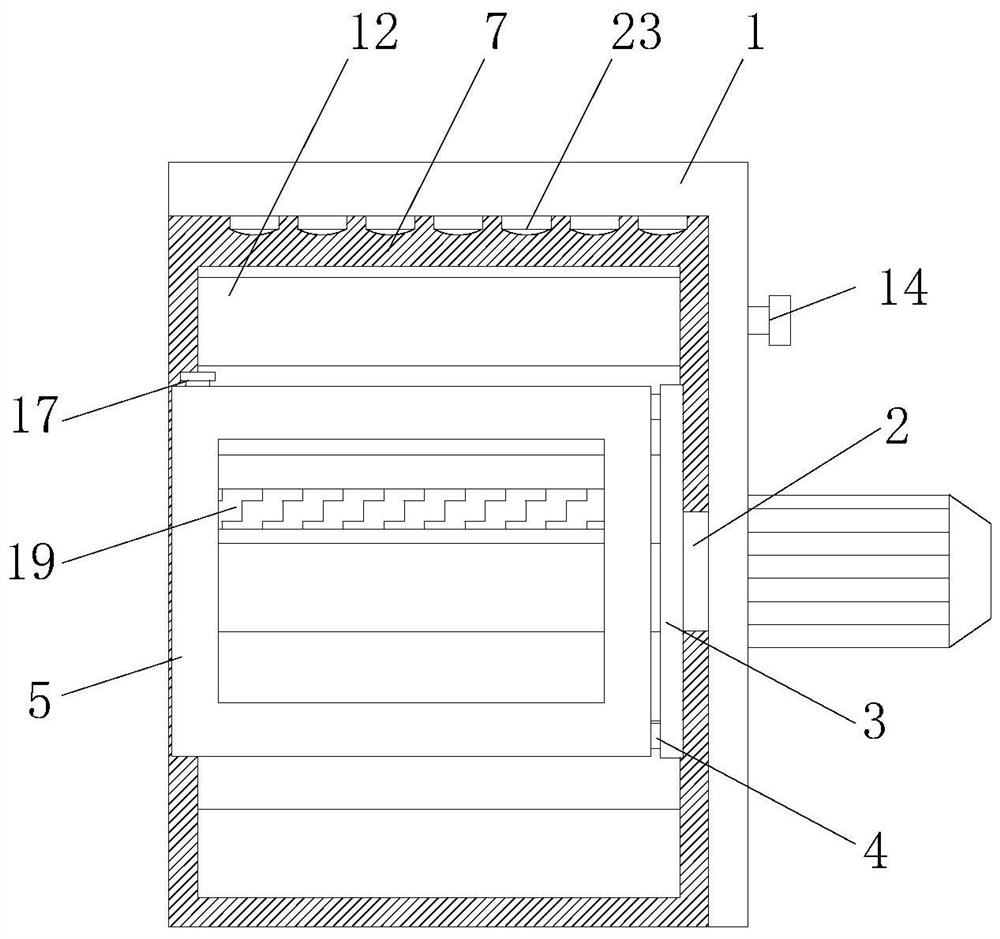 Medical instrument disinfecting and drying equipment capable of blowing air rotationally