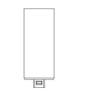 Aluminum shell for rapid plug-in type capacitor