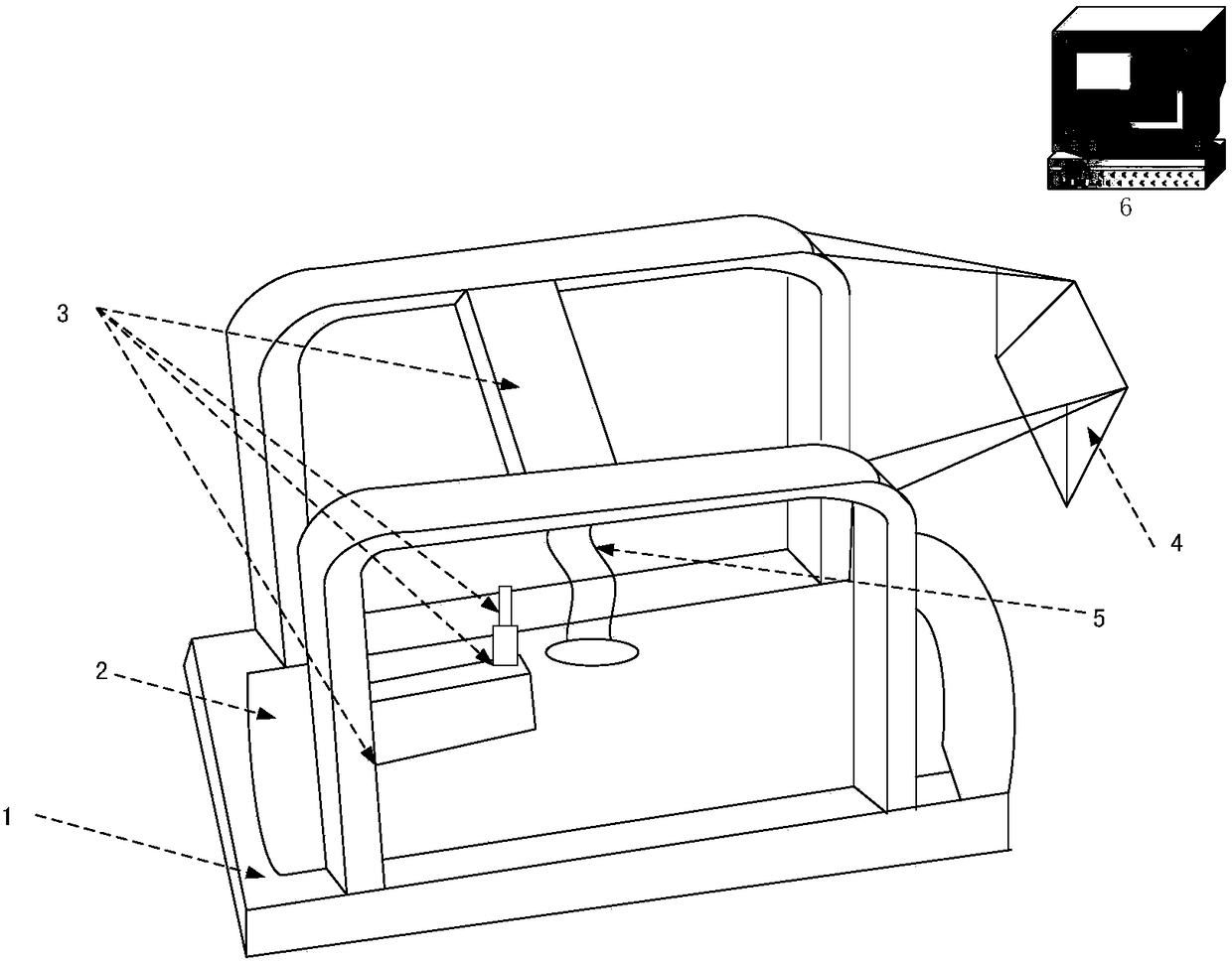 Human motion ability integration testing device and use method thereof