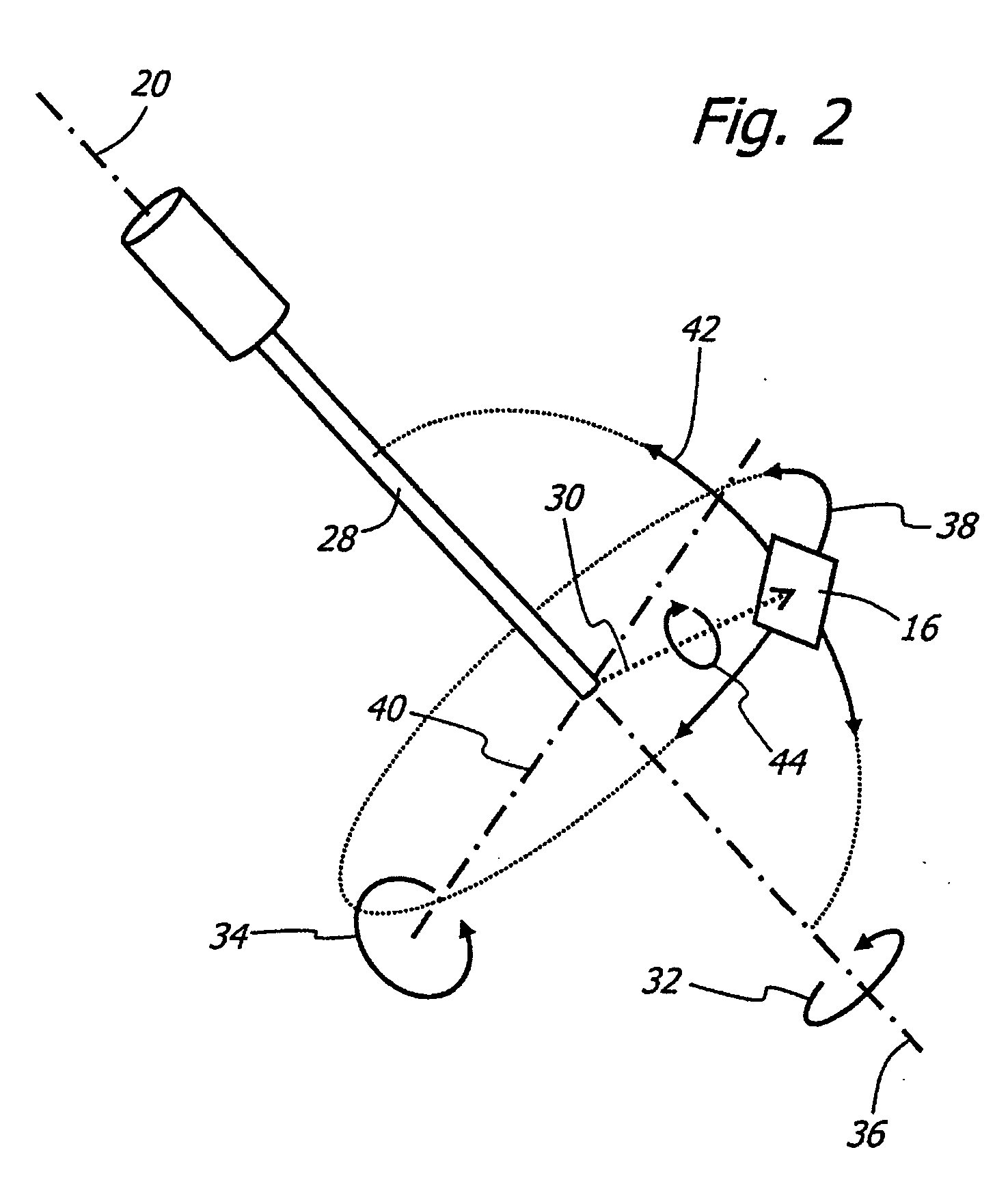 Illumination system for variable direction of view instruments