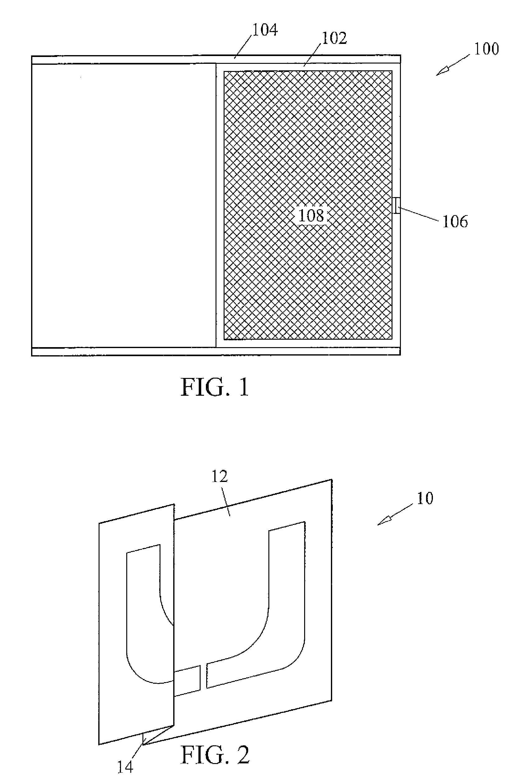 Removably attachable panels for use with screen structures