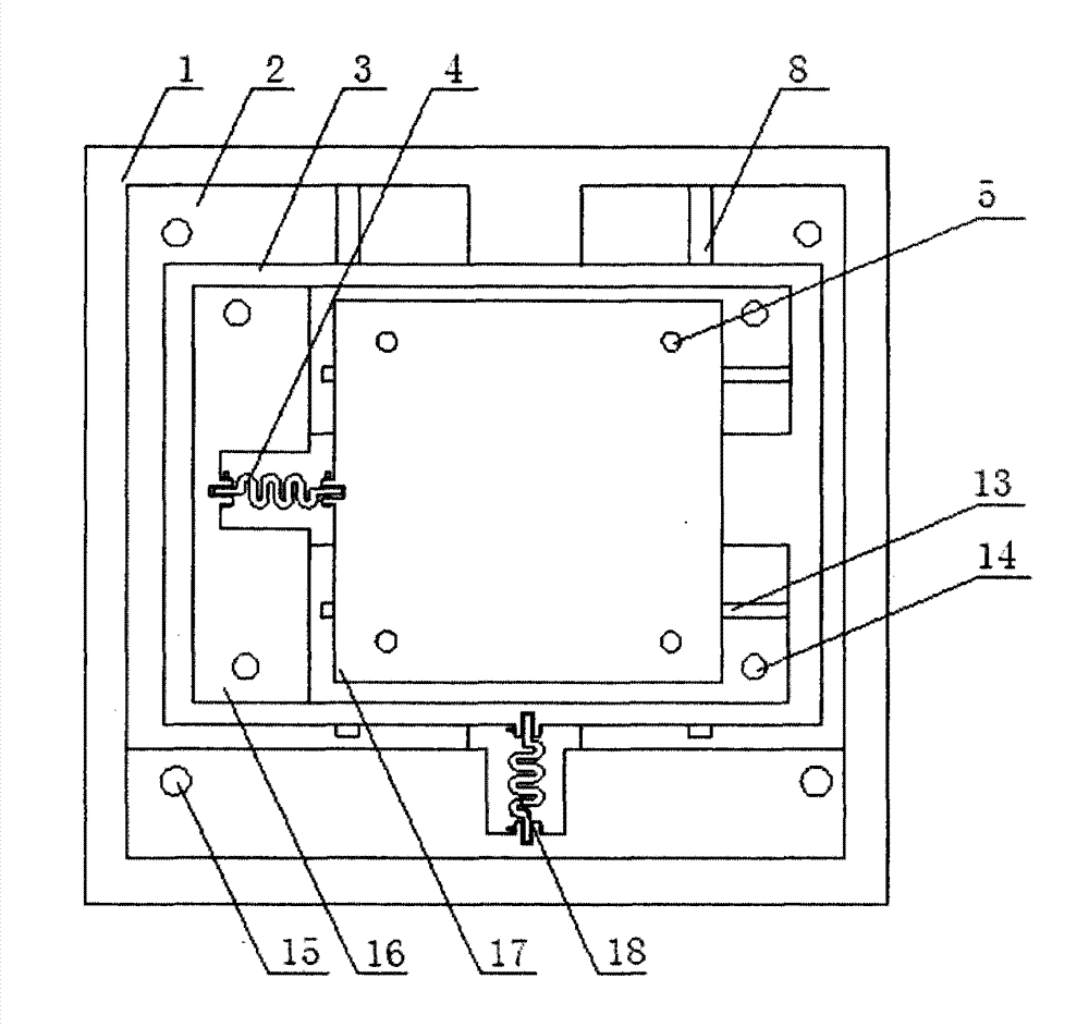 Precise micro motion platform based on shape memory material coarse motion driver