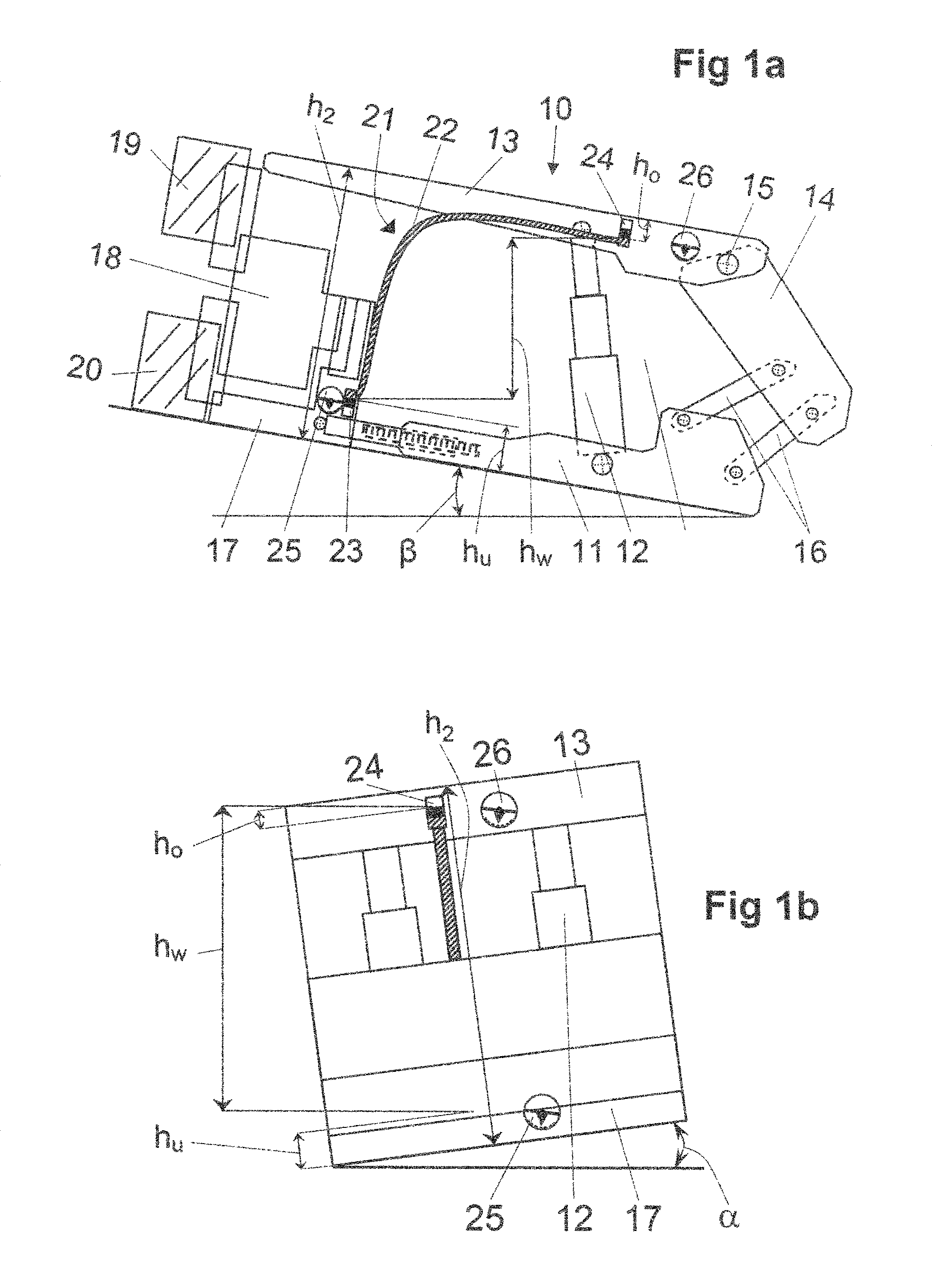 Face equipment comprising hose levels placed between the face conveyor and the shield support frames