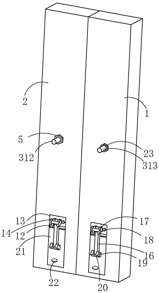 Telescopic road safety guardrail and mounting method