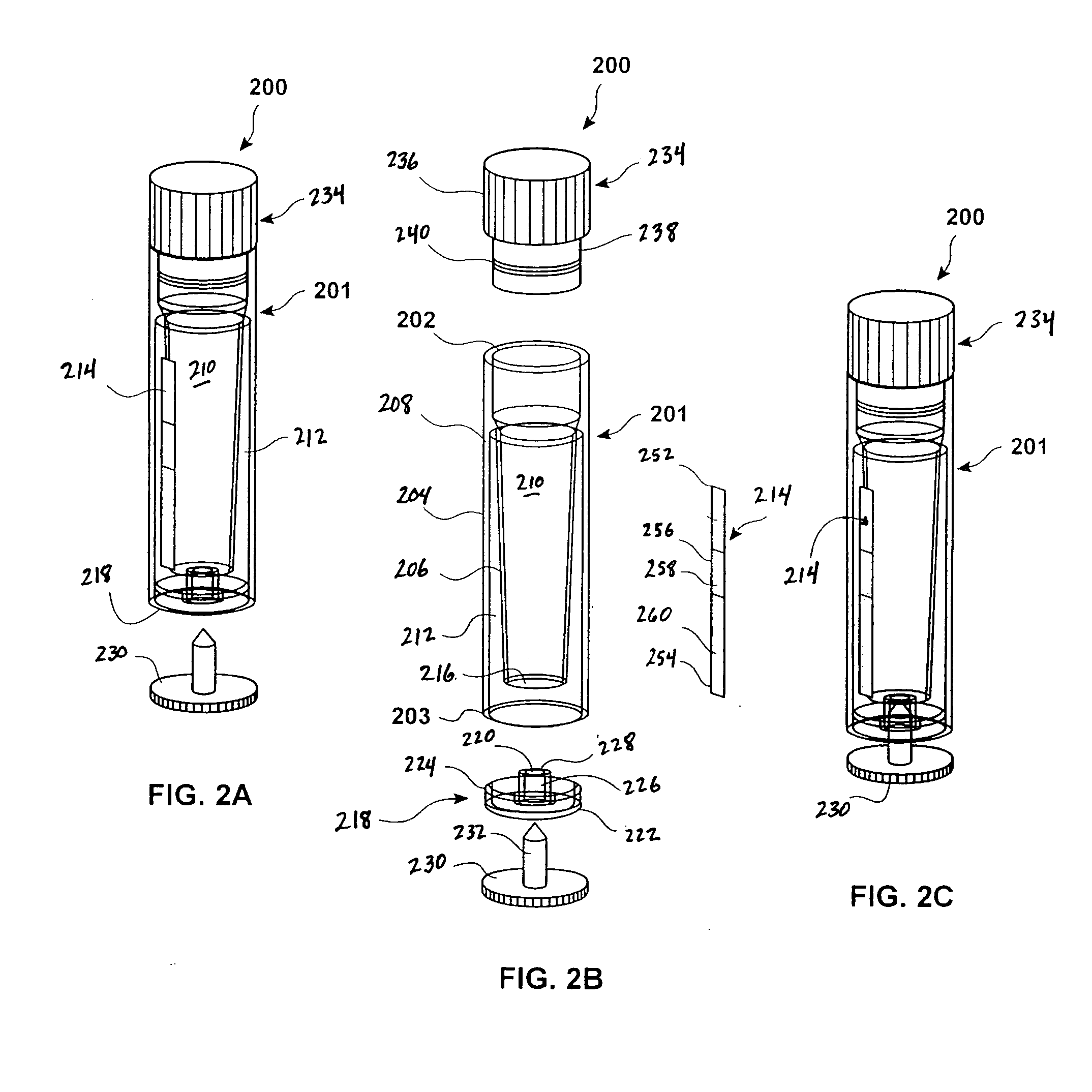 Device for handling and analysis of a biological sample