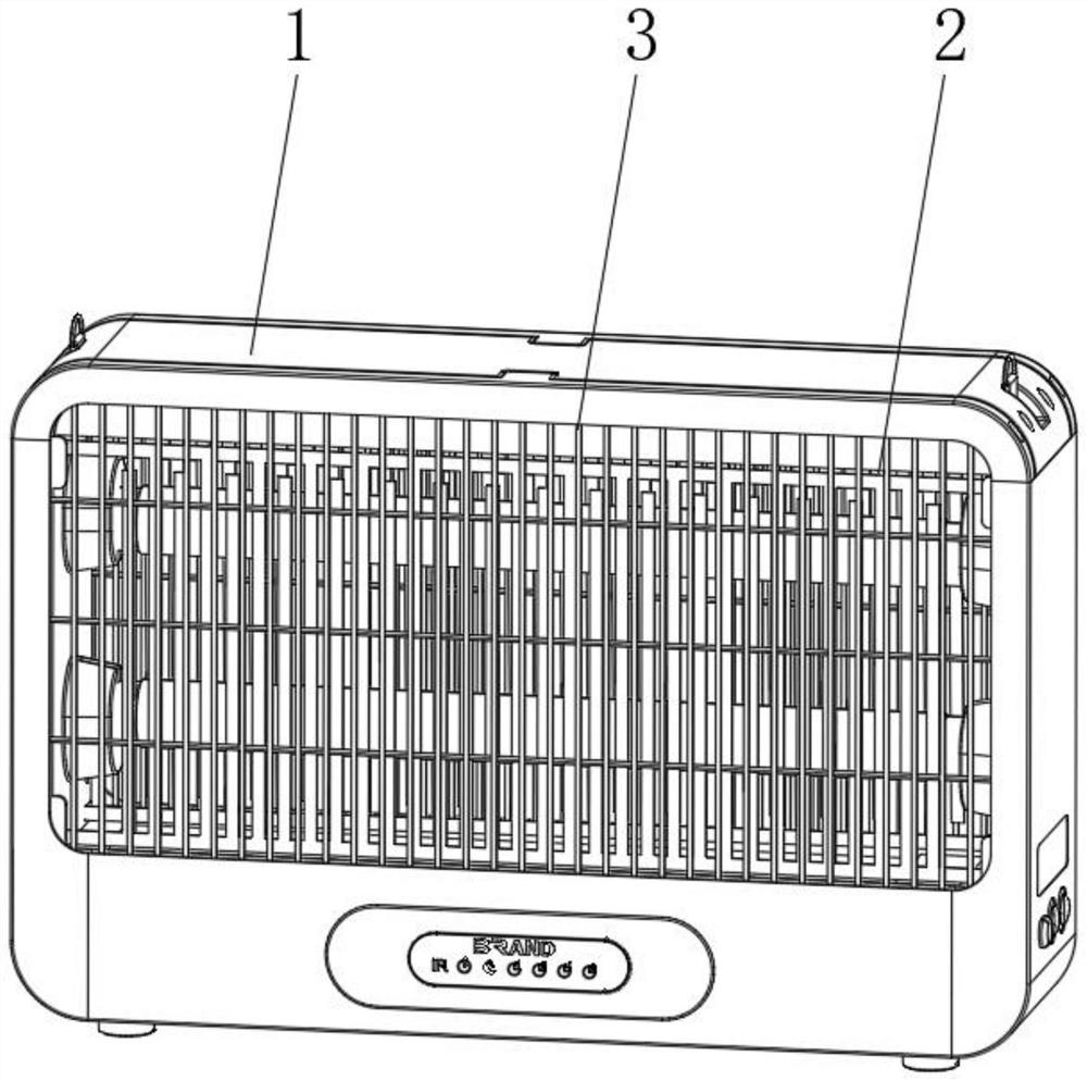 Novel mosquito killer lamp with doubled power grid area