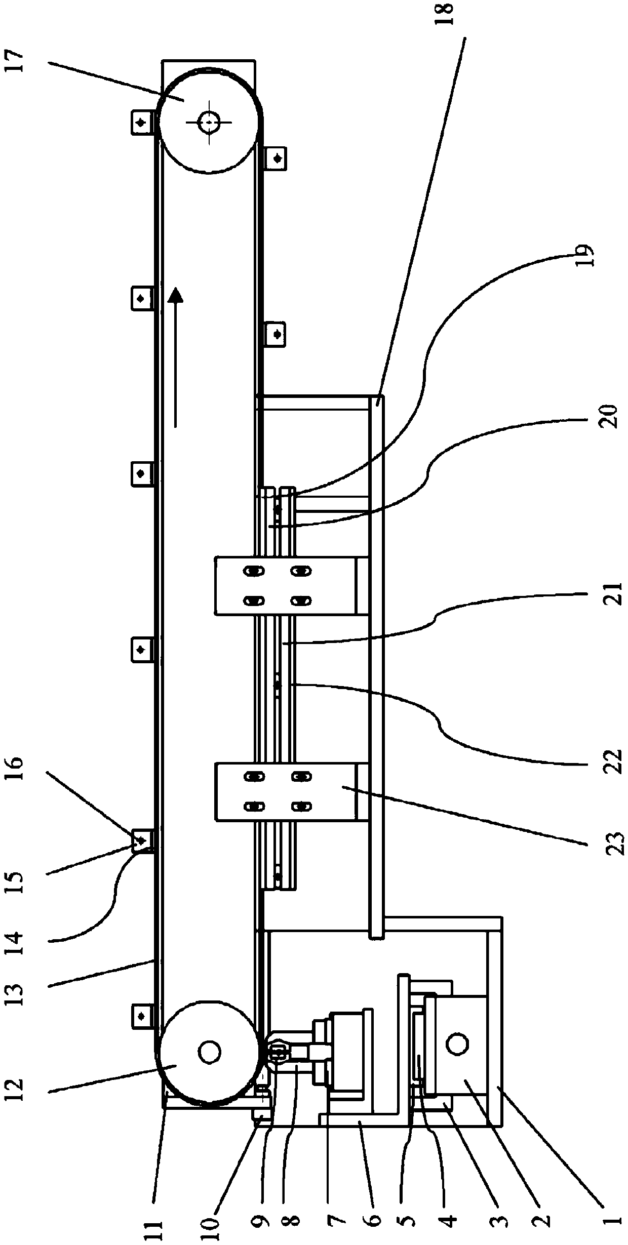 Lithium battery cell hot needle reaming device