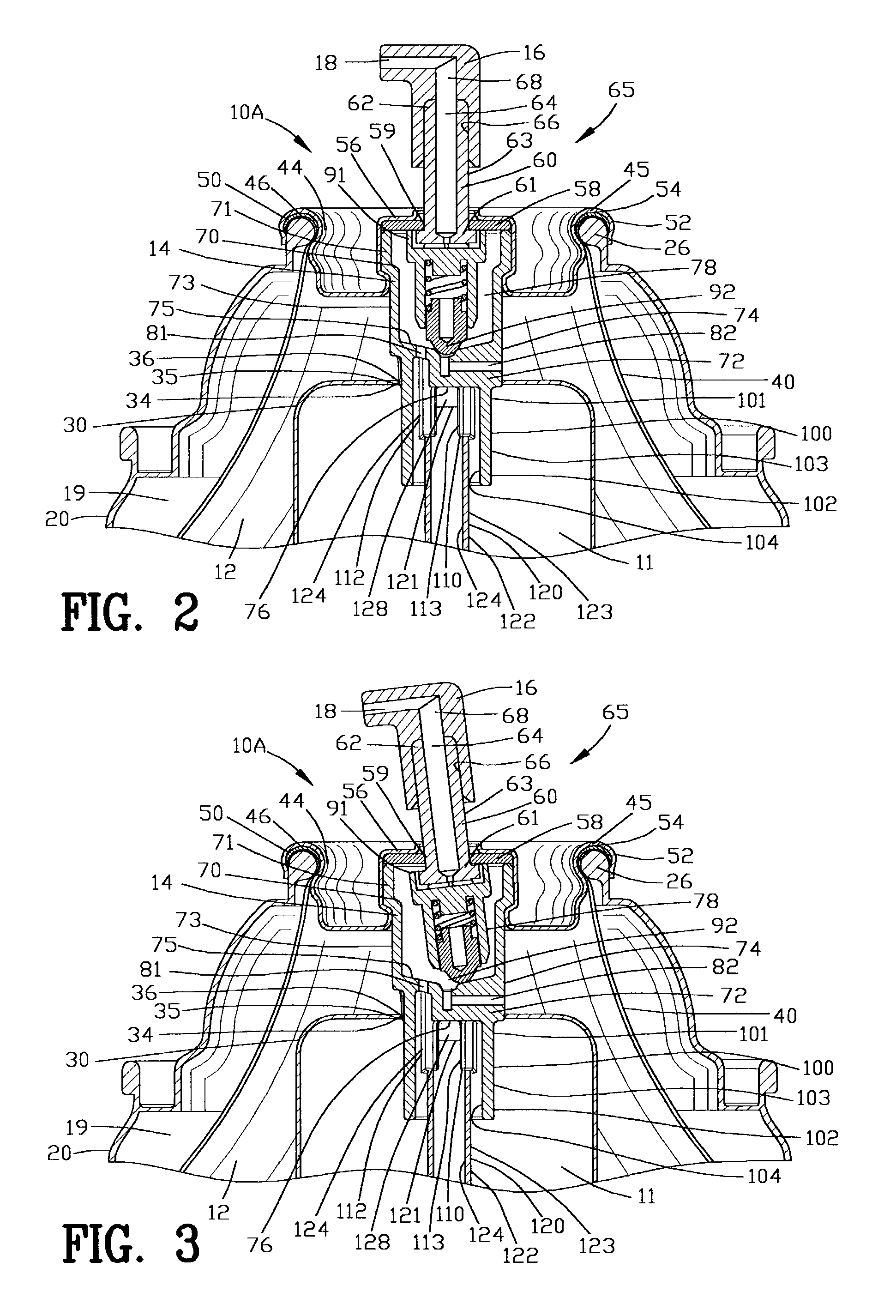 Aerosol dispenser for mixing and dispensing multiple fluid products