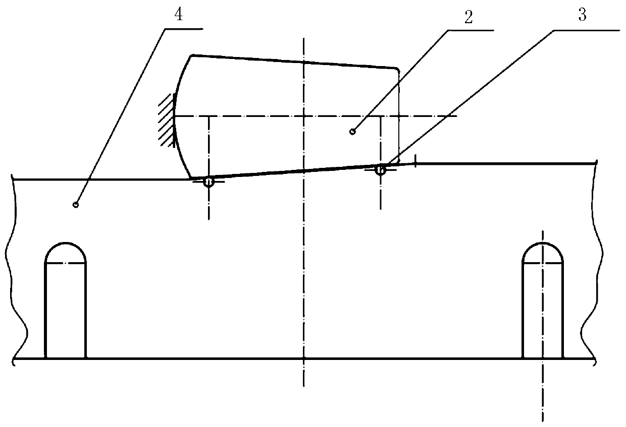 Tapered roller outer diameter grinding method and device based on large convexity