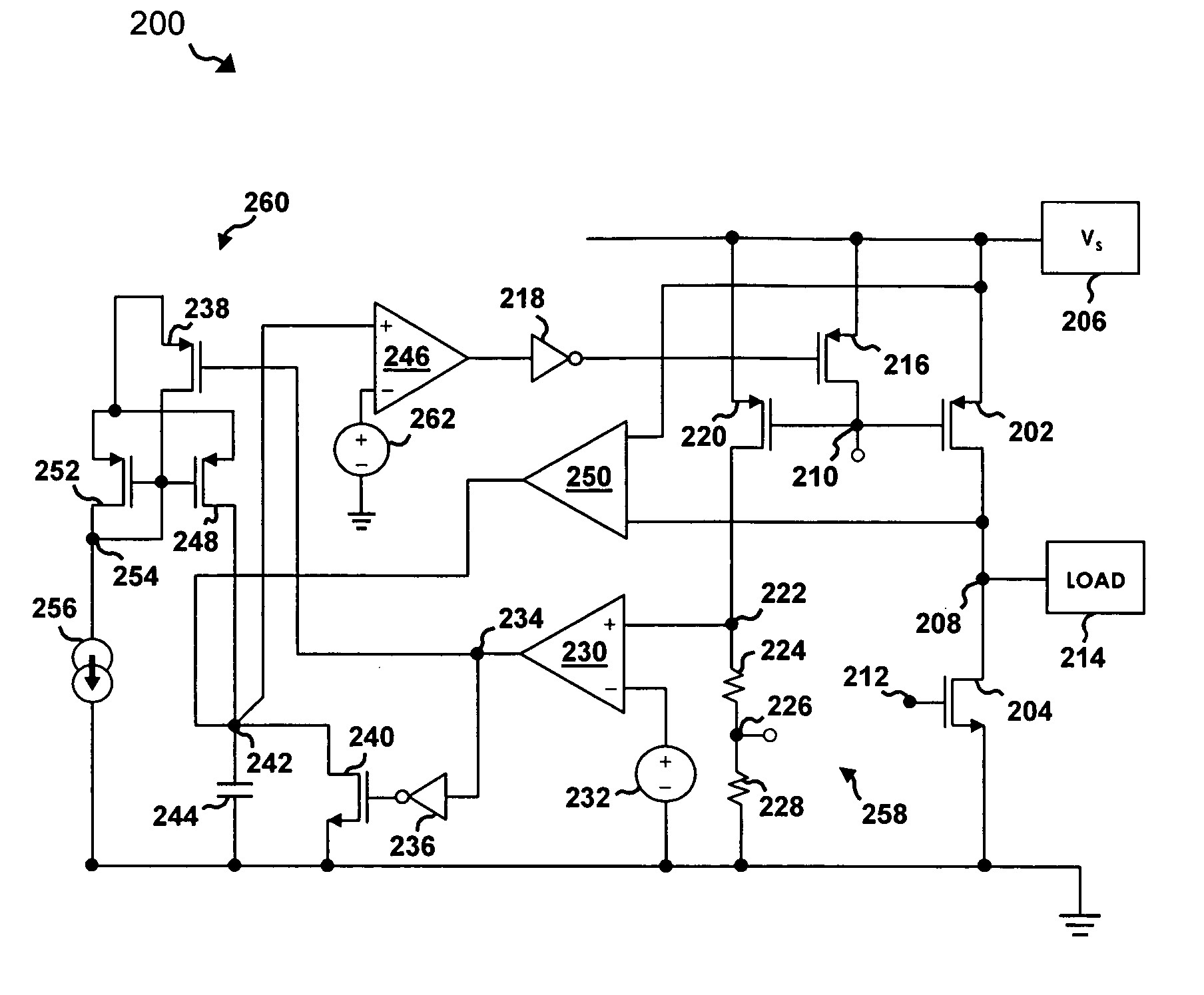 Versatile system for output energy limiting circuitry