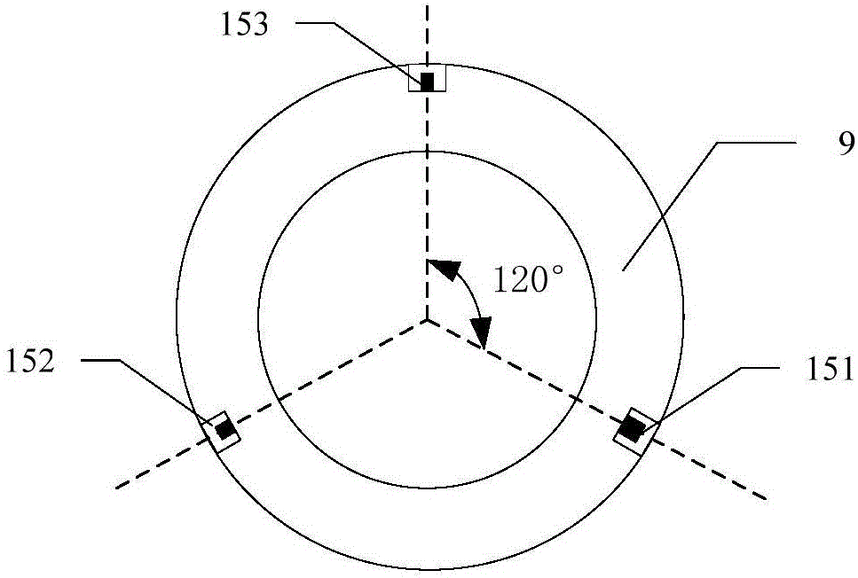 Gas migration monitoring device and monitoring method based on annulus pressure differential measurement while drilling