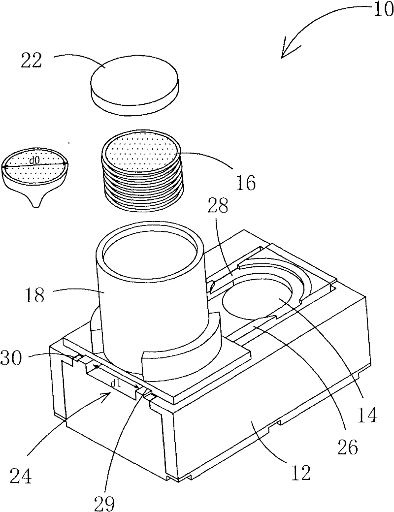 Ear muff allotting device