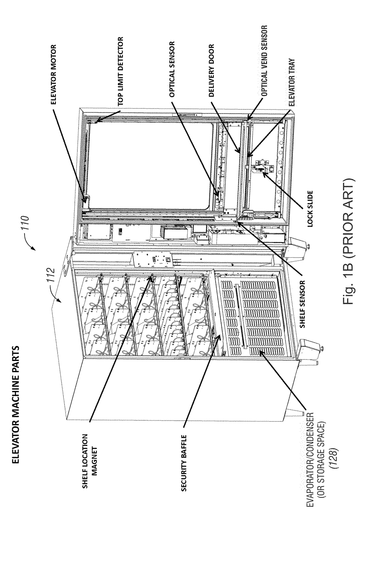 Mechanical lift for delivery bins in vending machines