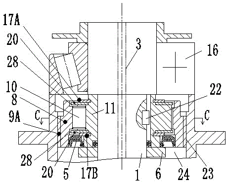 Automatic lubrication device for vertical reducer