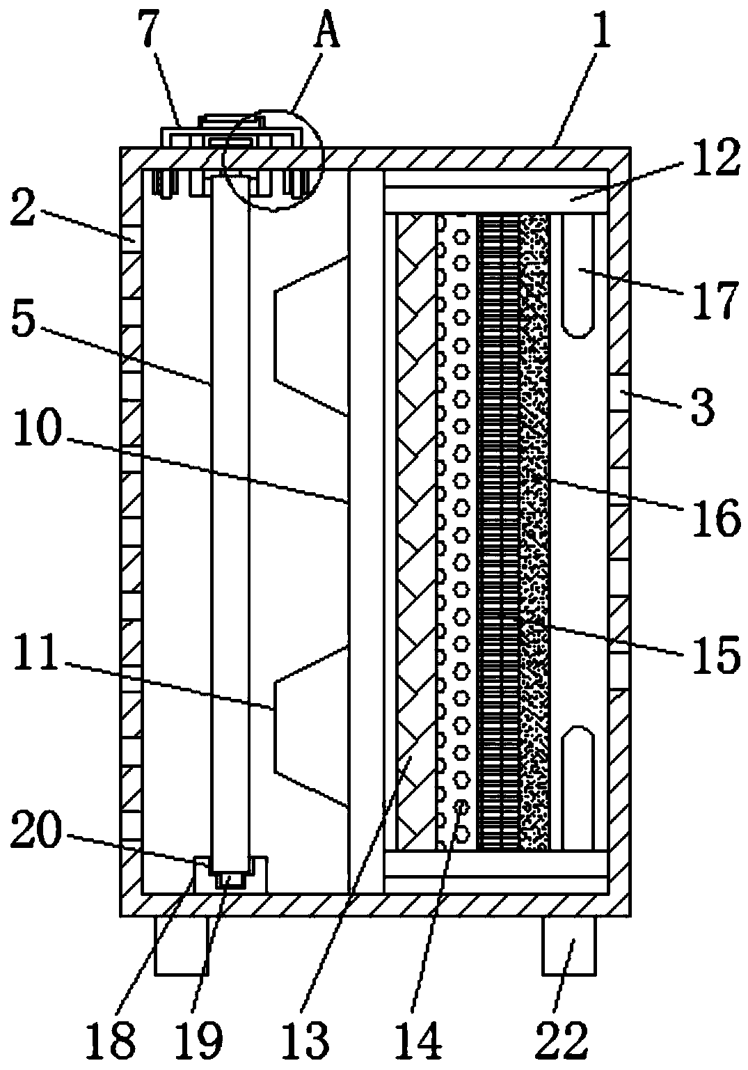 Filter screen air purifier