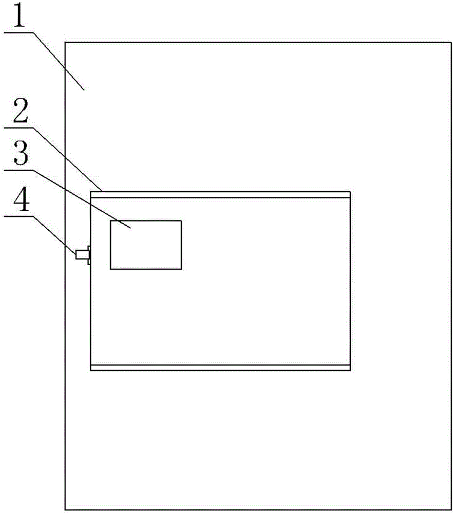 Multifunctional antitheft metering box of transformer