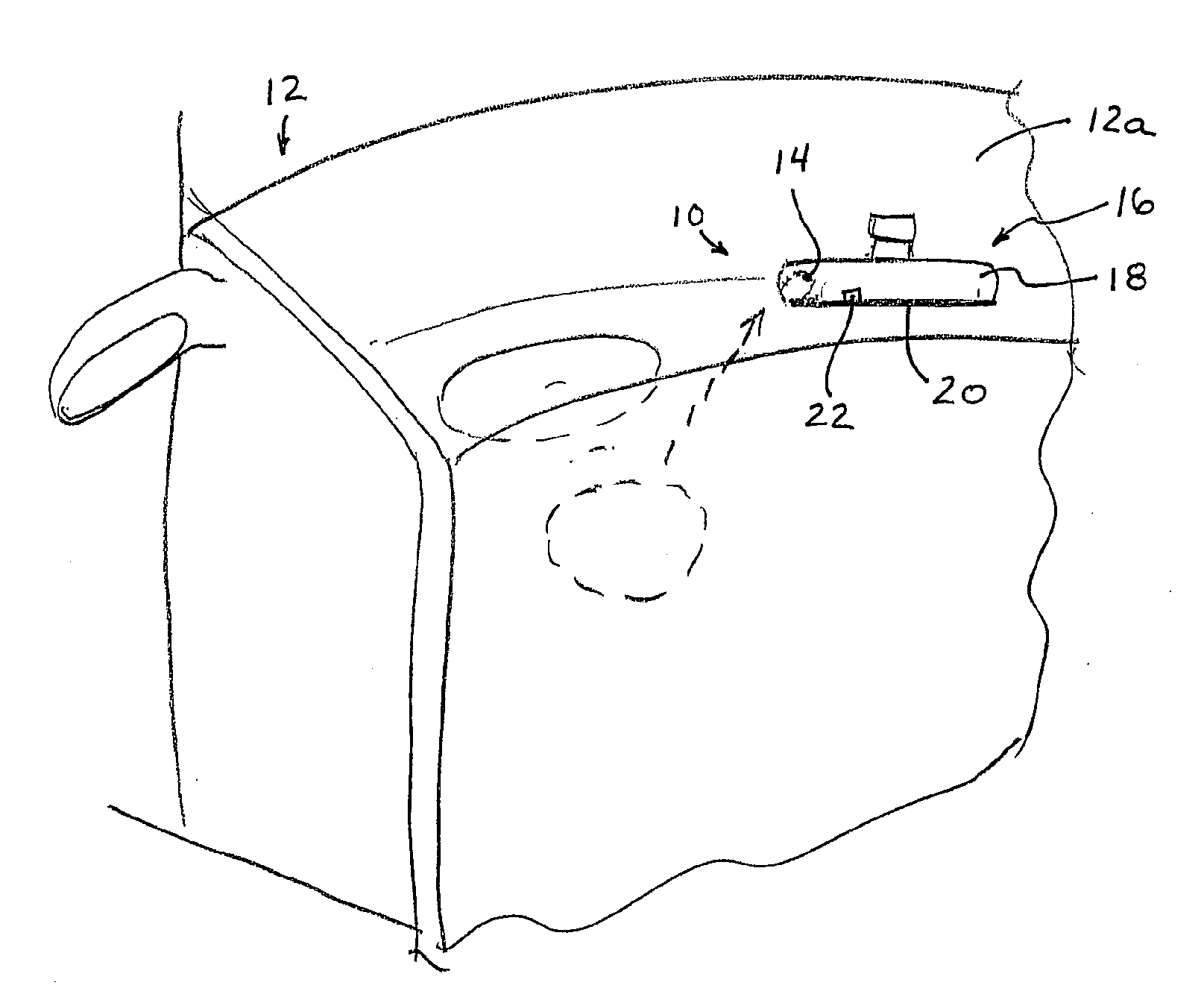 Interior rearview mirror with alcohol detection