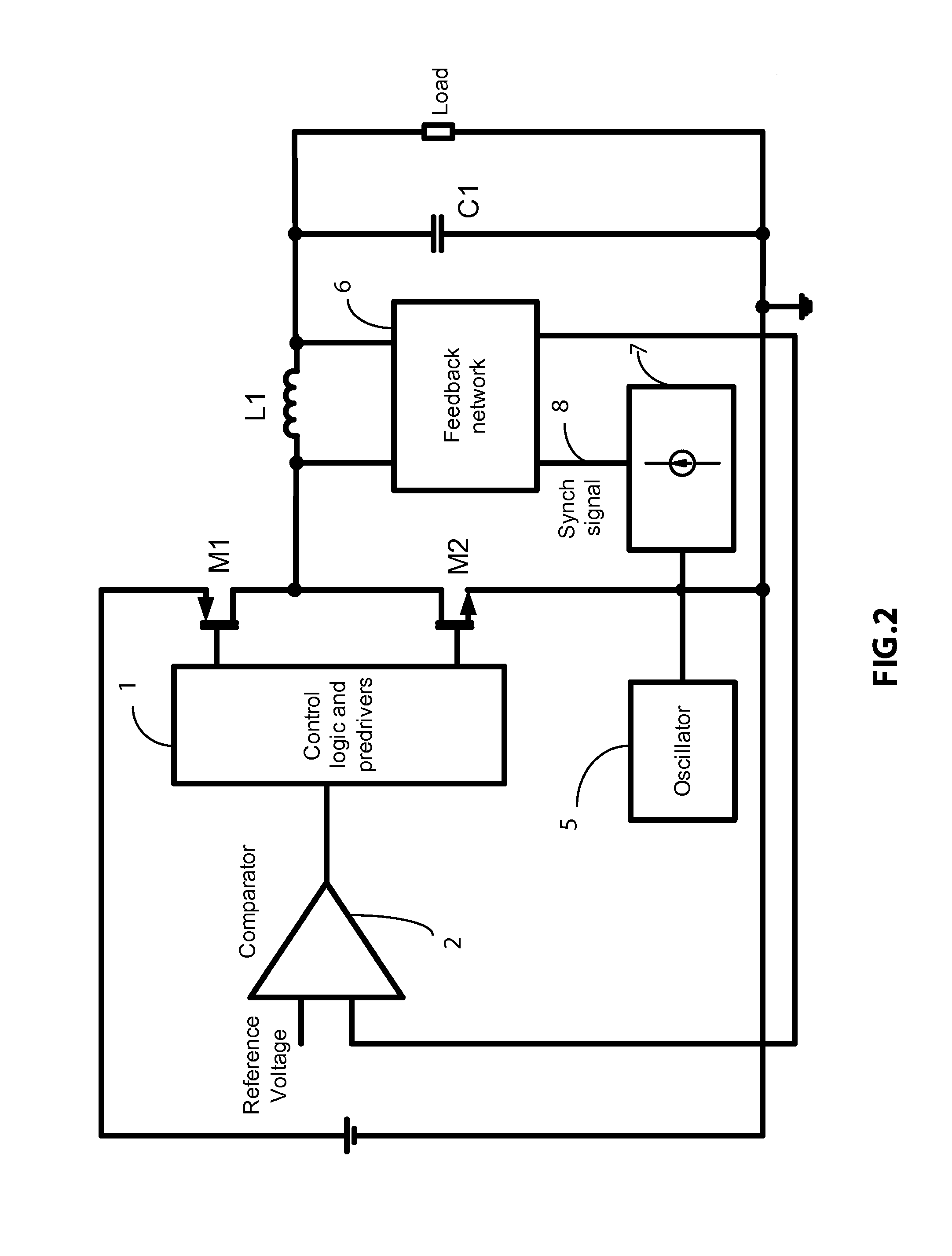 Synchronization of hysteretic power converters