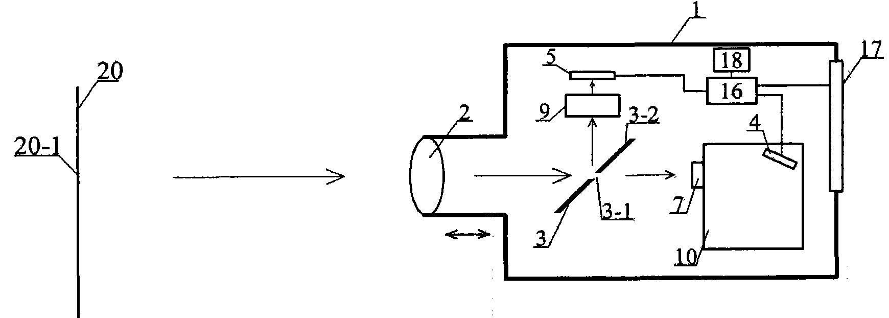 Device for measuring brightness