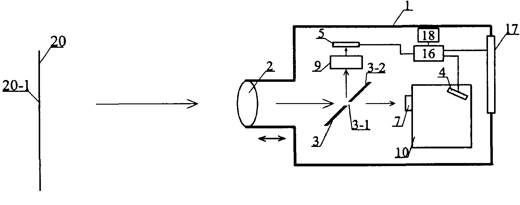 Device for measuring brightness