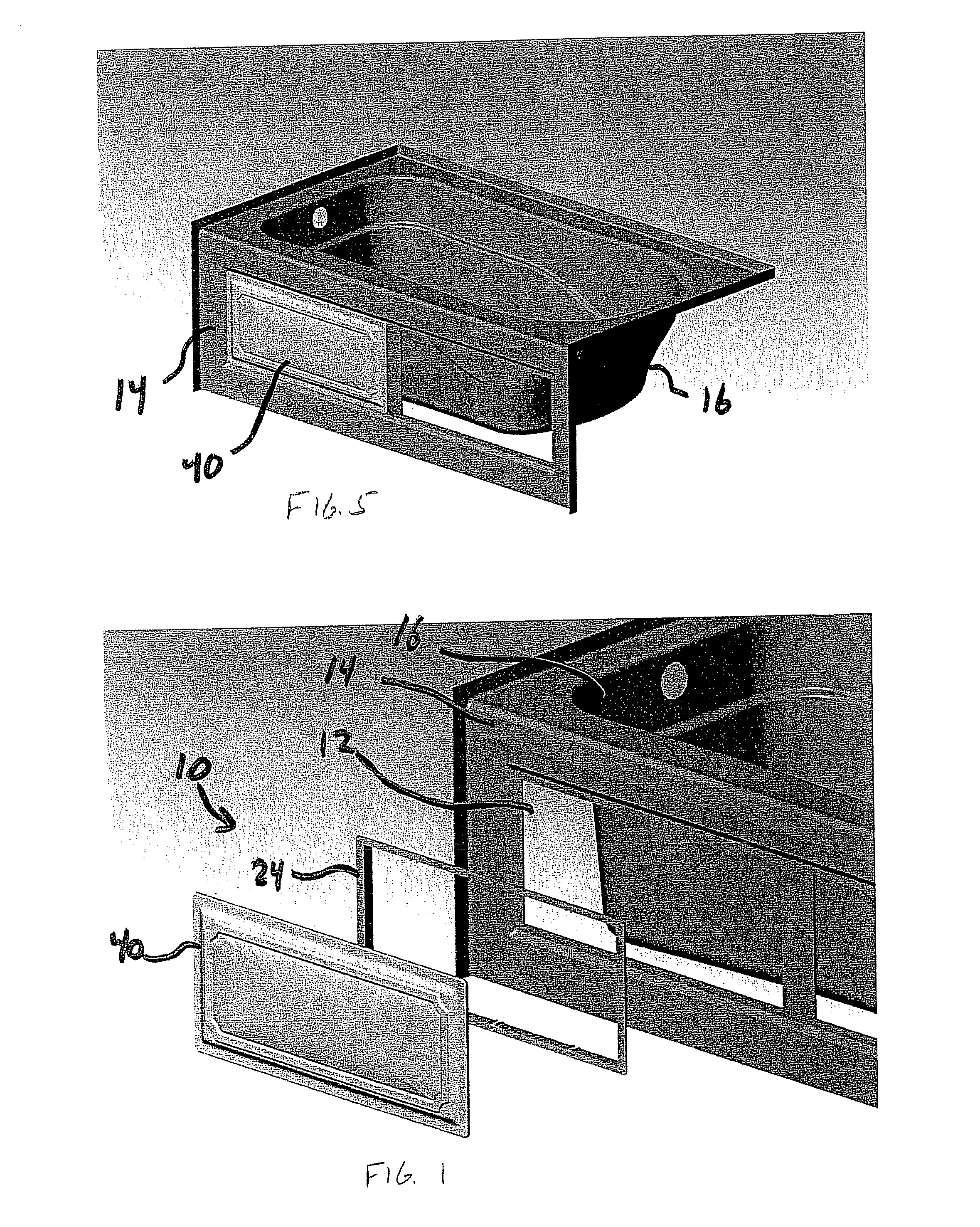 Tub skirt panel system