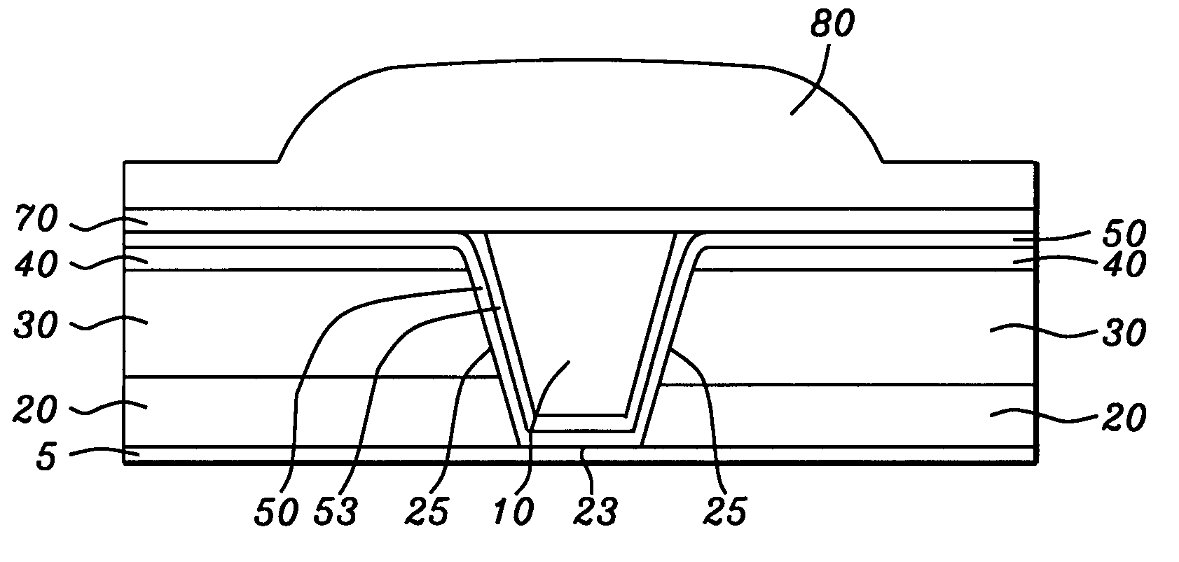 Method to make a perpendicular magnetic recording head with a bottom side shield