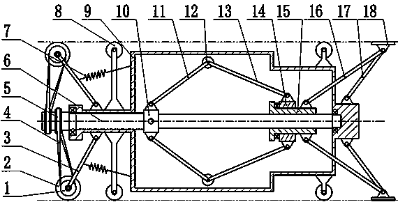 Mechanical tube cleaner speed controller