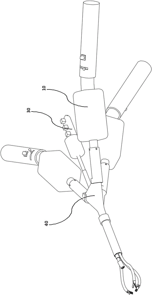 Single-incision endoscopic surgery system based on flexible surgery tools