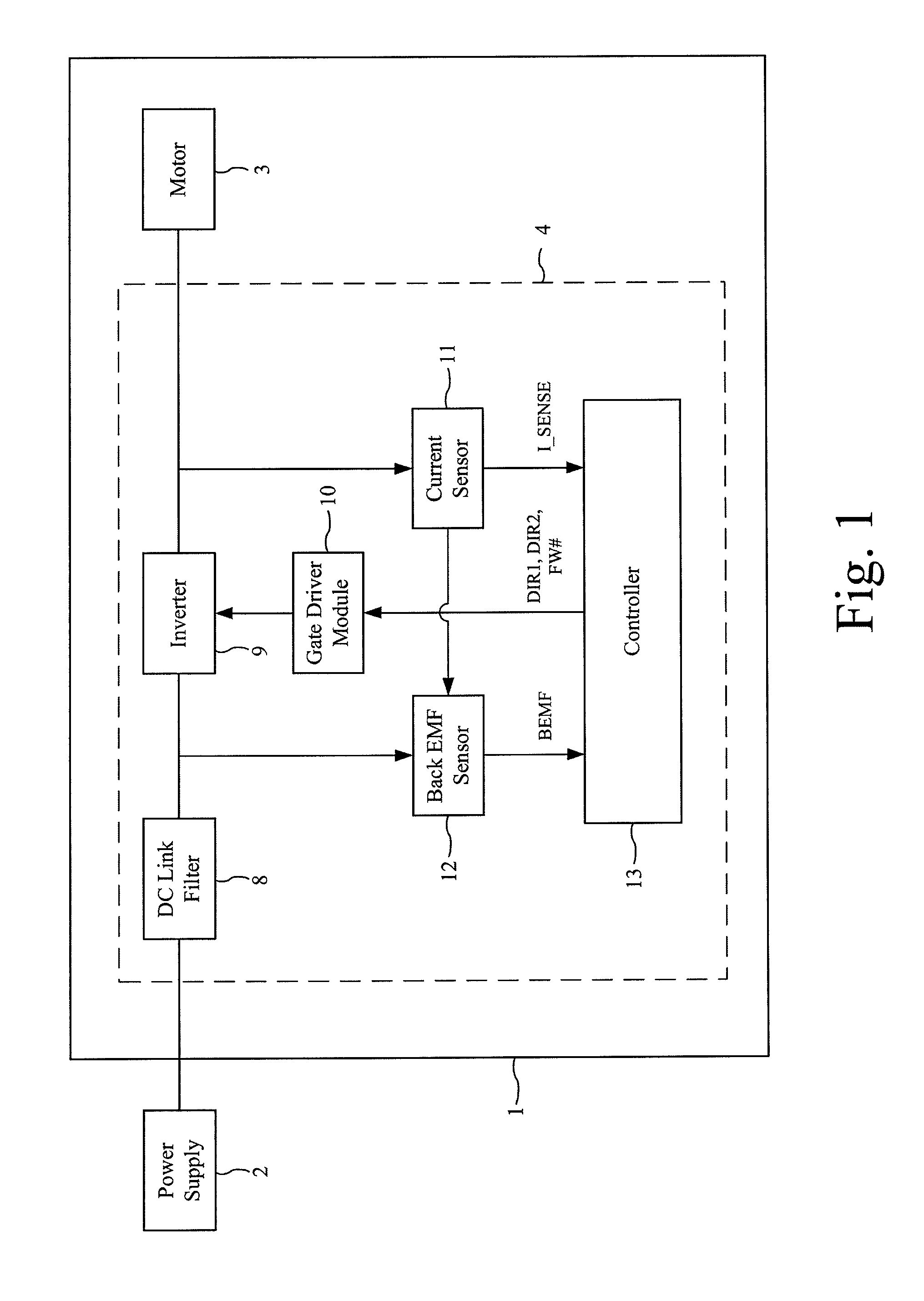 Method of determining the rotor position of a permanent-magnet motor