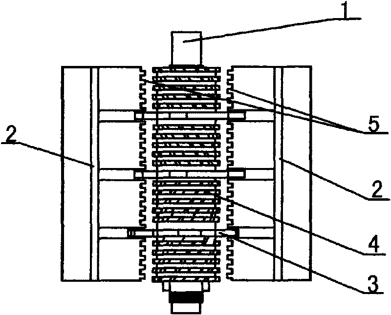 Crushing mechanism of plastic crusher