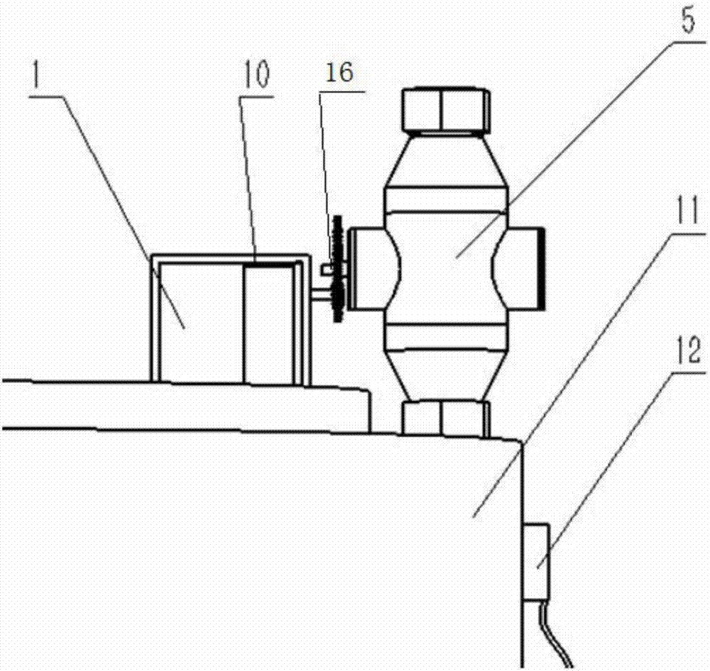 Intelligent control electric spindle cooling liquid flow valve