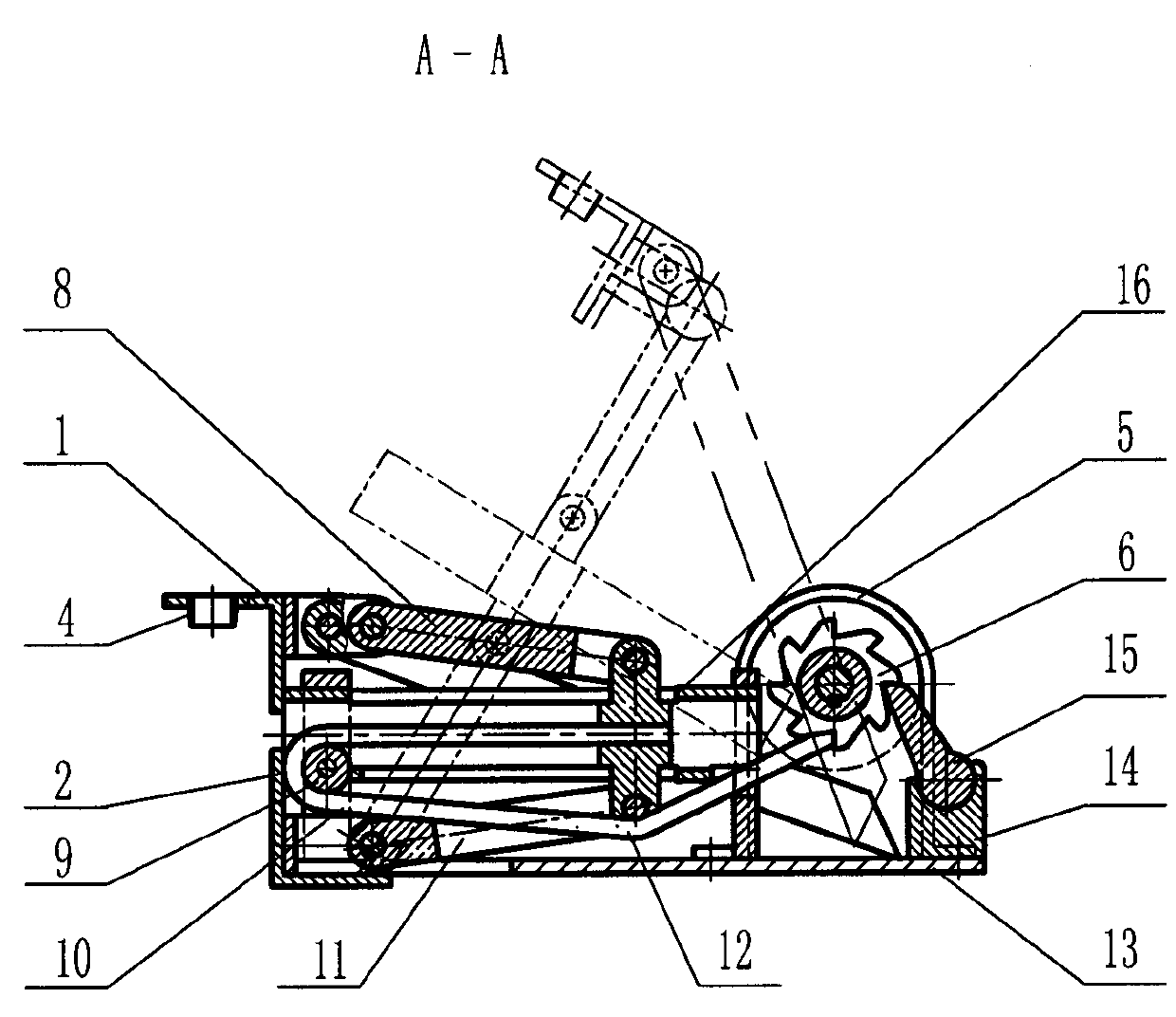 Pull-type anti-hijack device used for saloon car