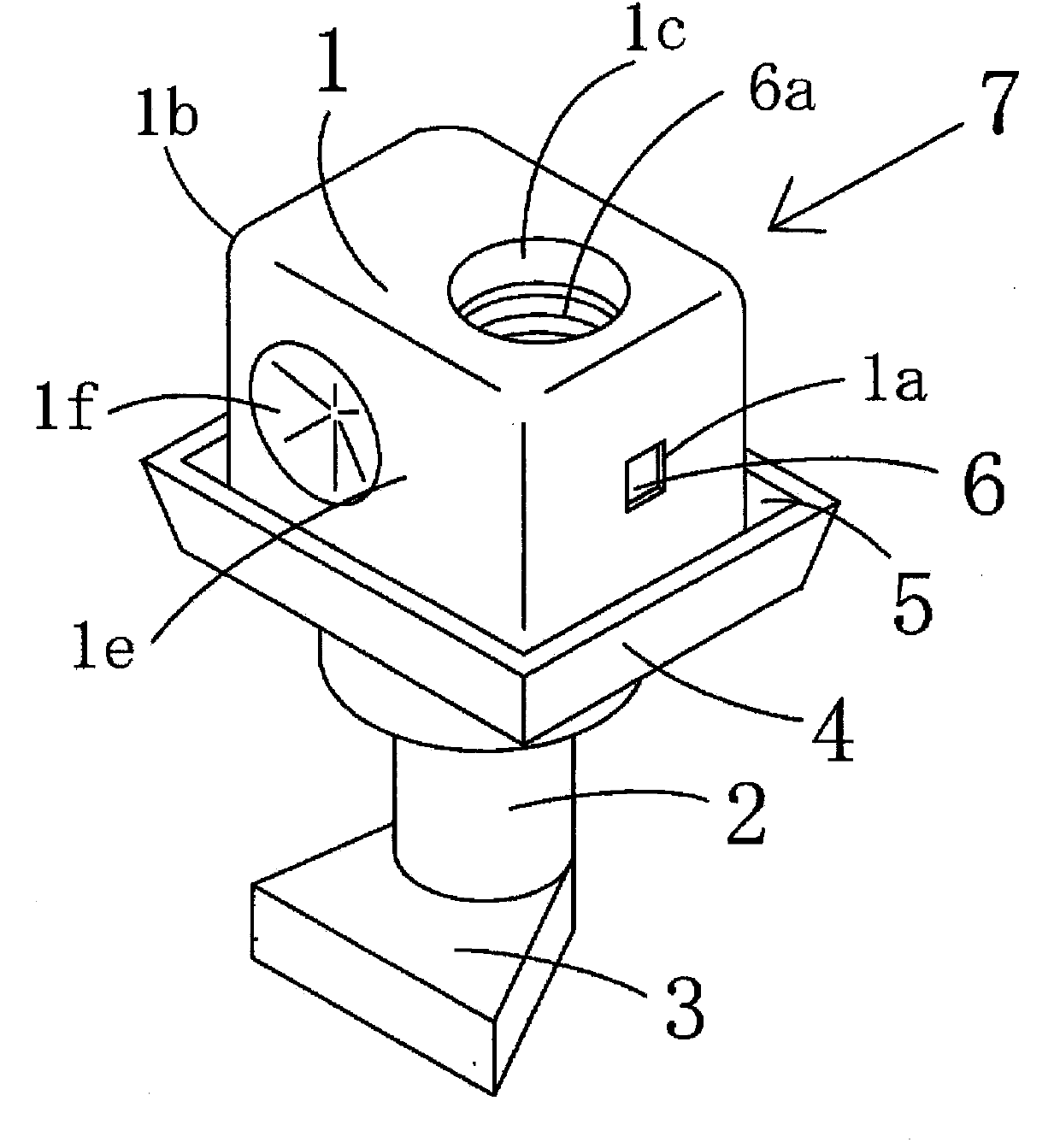 Terminal part for storage battery, resin winding terminal for storage battery, manufacturing method thereof, storage battery including terminal part, and automobile equipped with storage battery