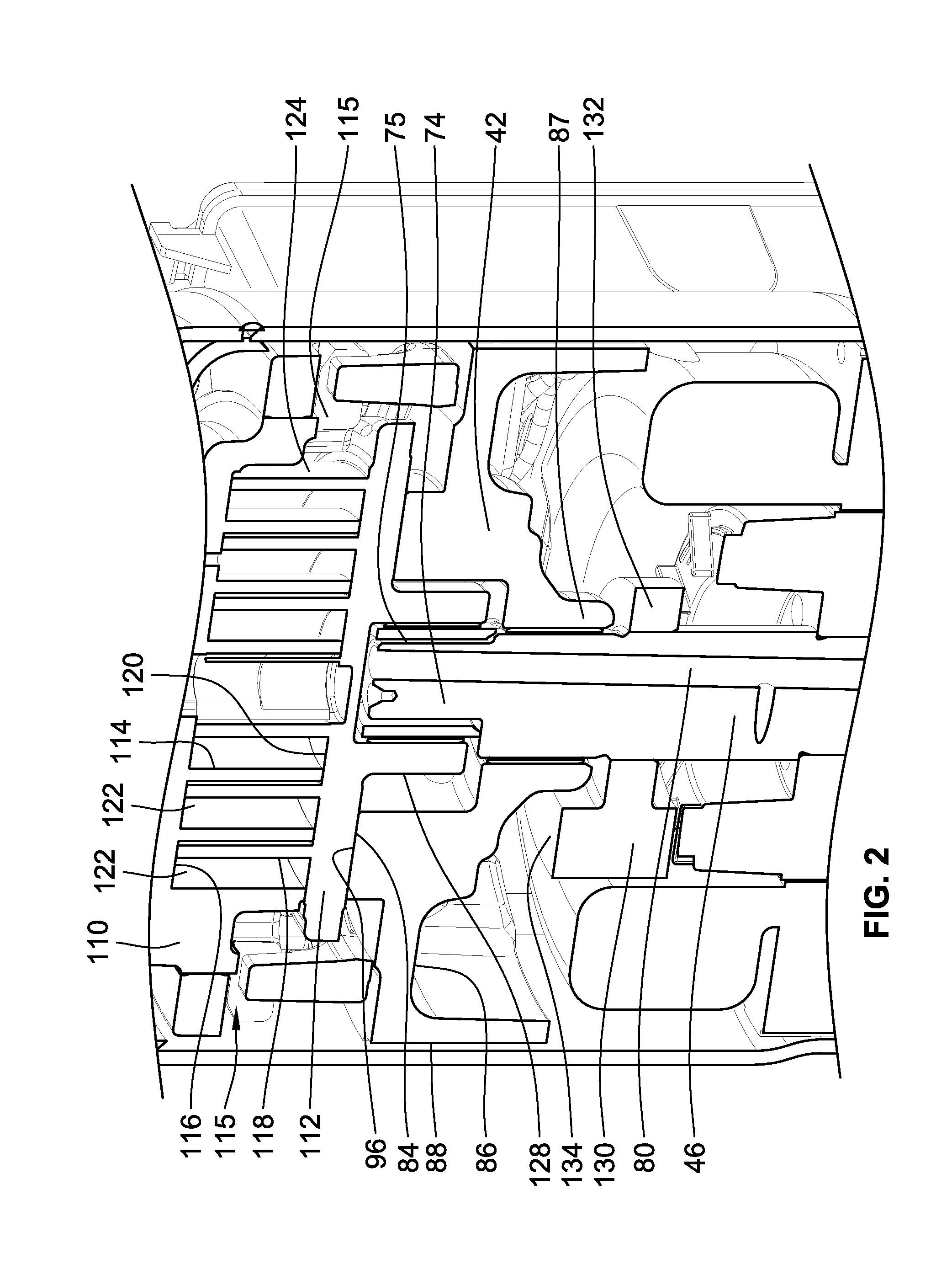 Floating scroll seal with retaining ring