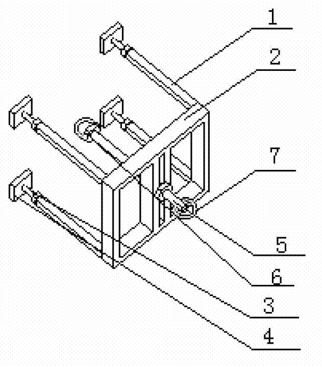 Tool for solving difficult stripping of live feed of large-scale steel casting mould