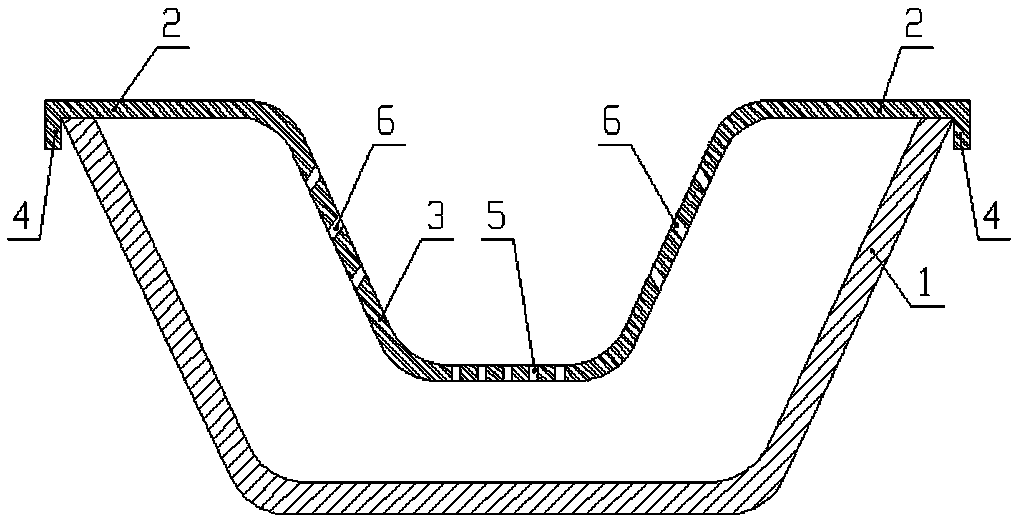 Bowl-shaped tungsten crucible