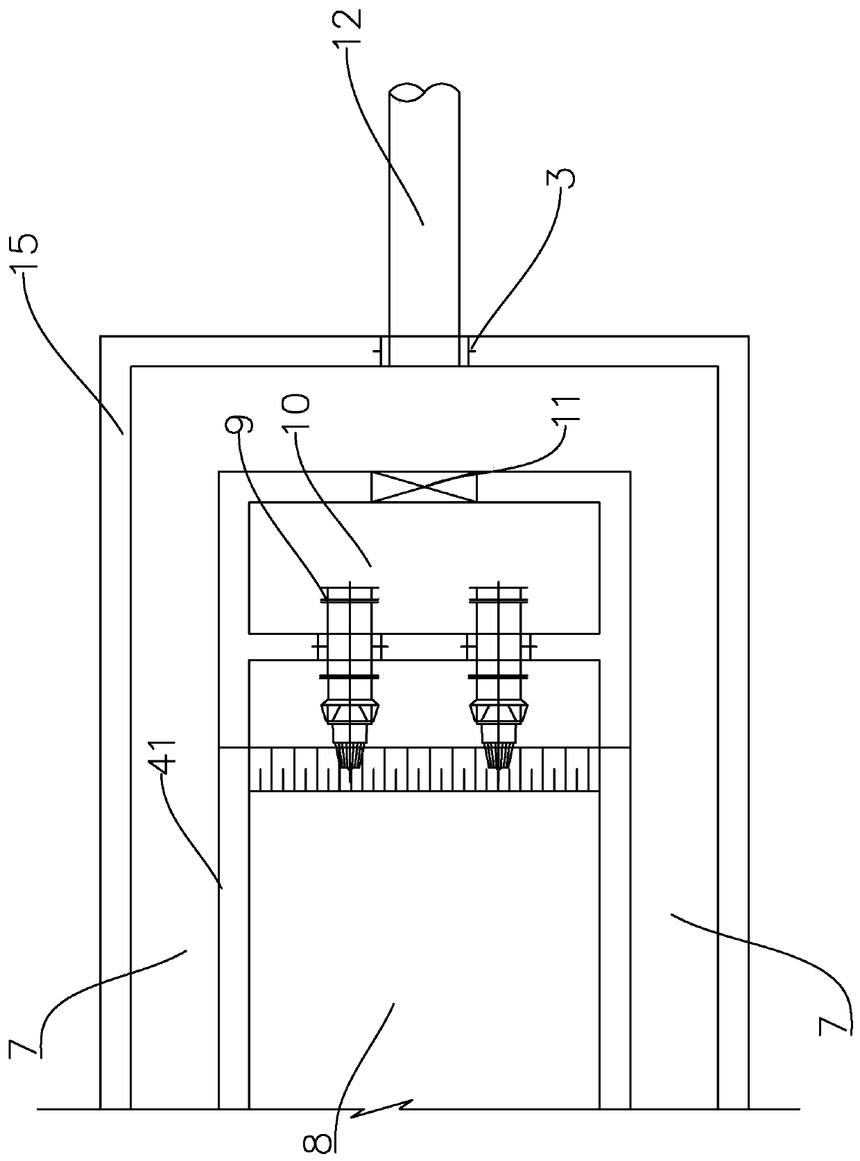 Pipe-culvert combined sewage interception structure with functions of sewage discharge and initial rainwater regulation and storage