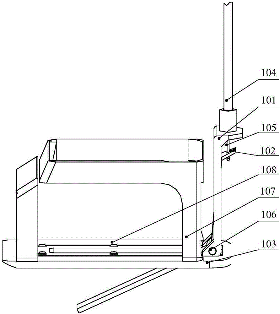 Unpowered wearable auxiliary walking assisting mechanism