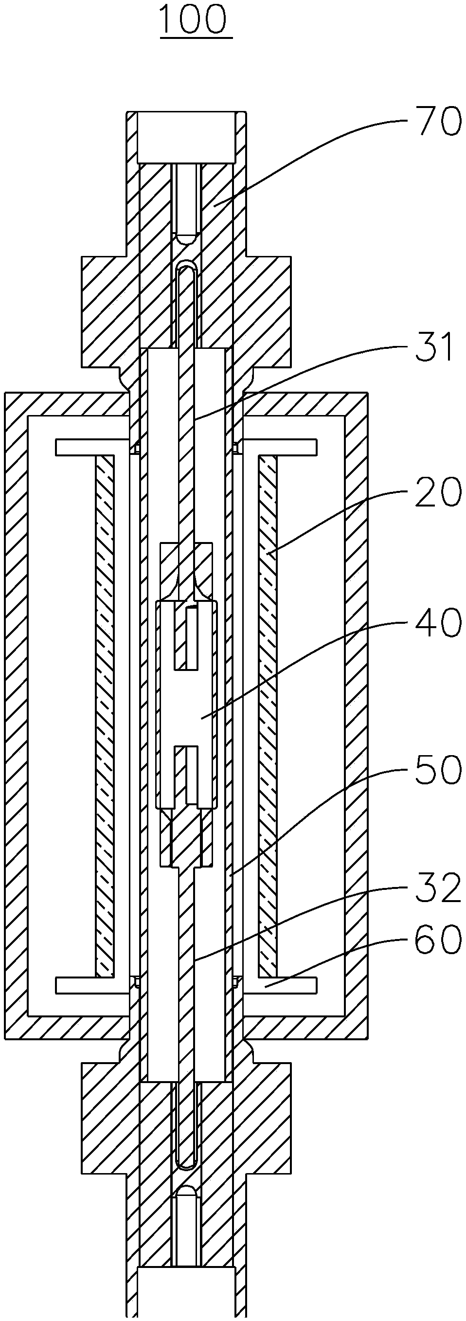 Coaxial mercury relay