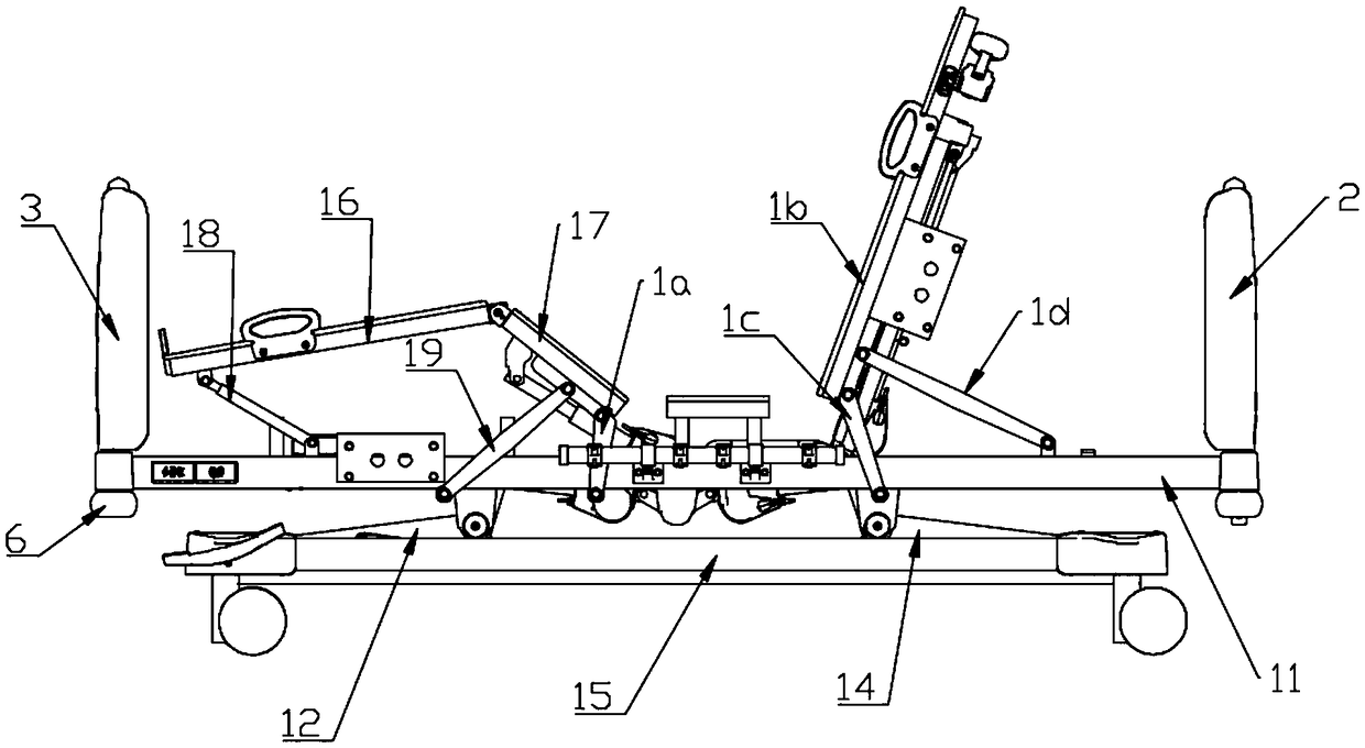 Multifunctional medical bed