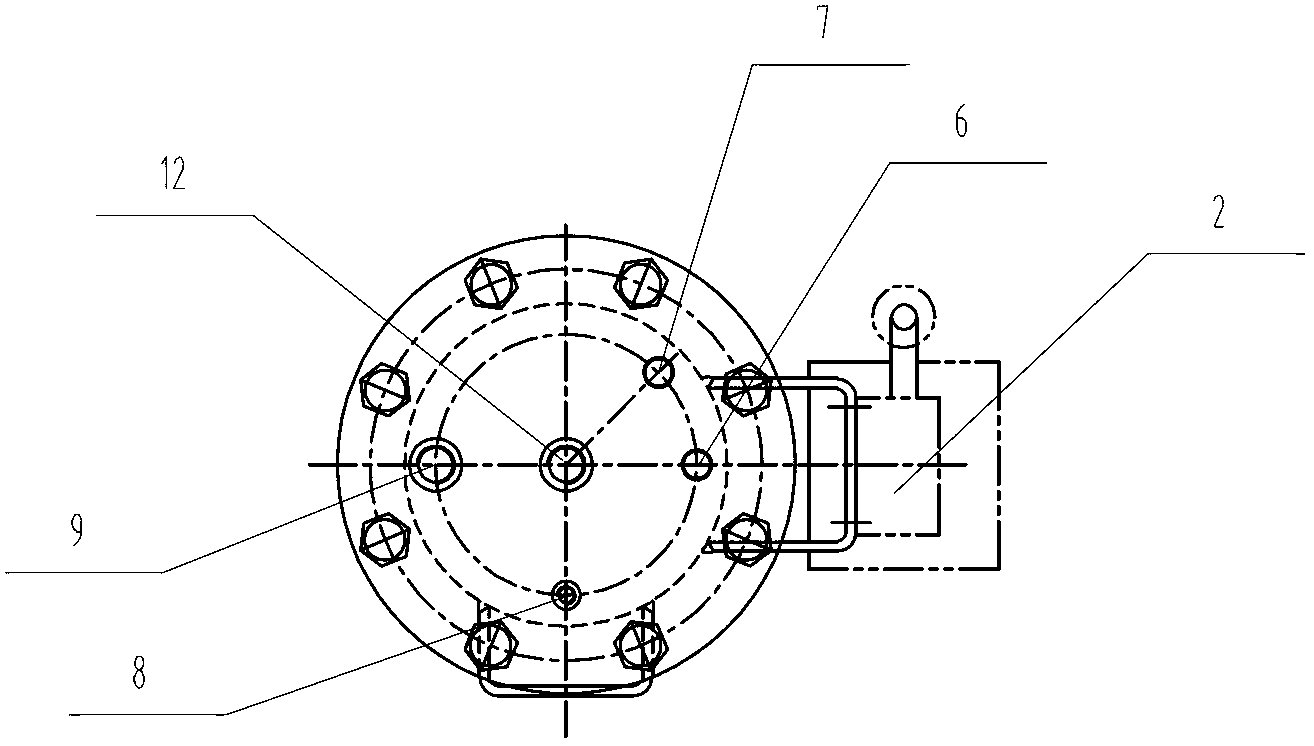 Spacer fluid circulating system used for mechanical seal