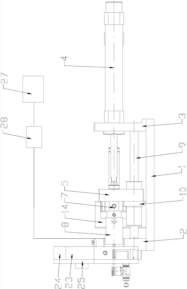 Automatic measuring instrument for inner bearing bore