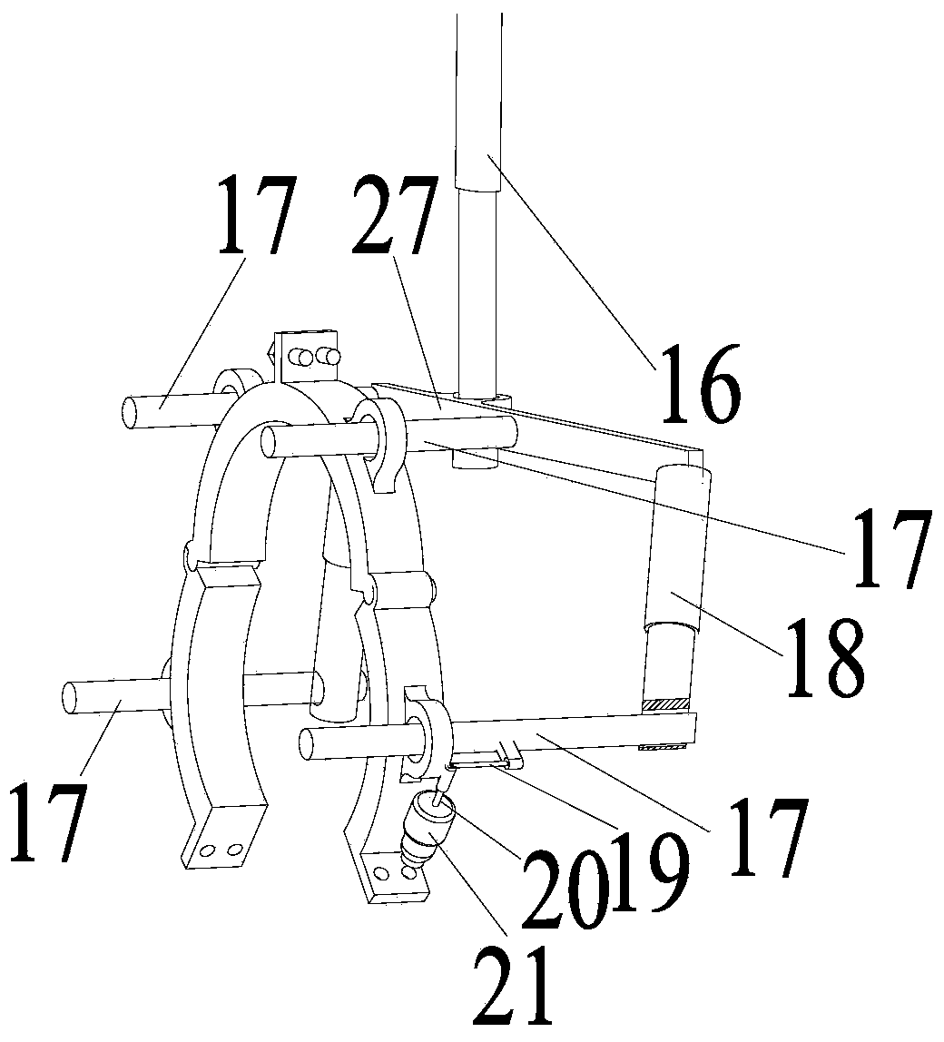 Robot for installing groove-type large-caliber pipeline connector in deepwater complex environment