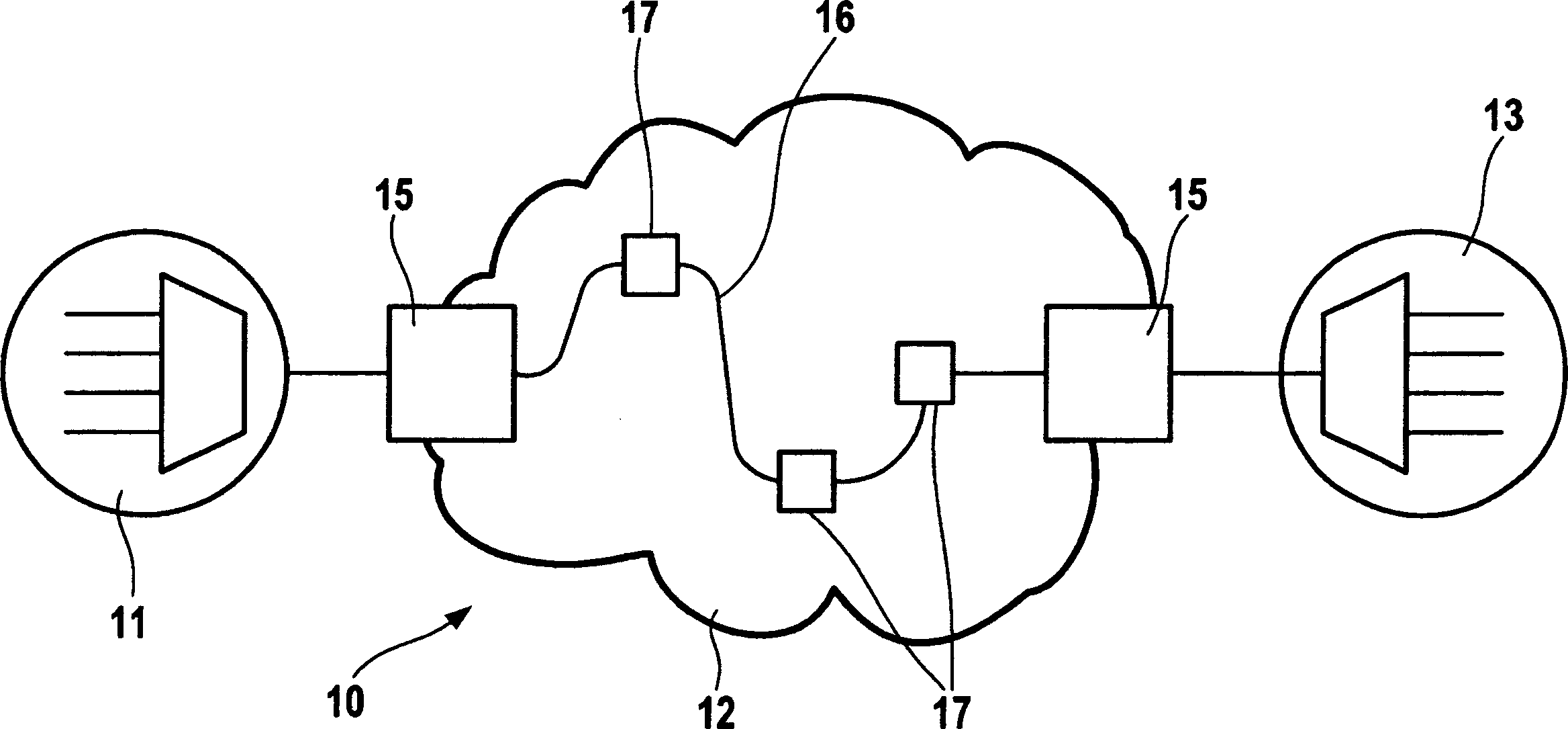 Optical network configuration for transmitting optical signals